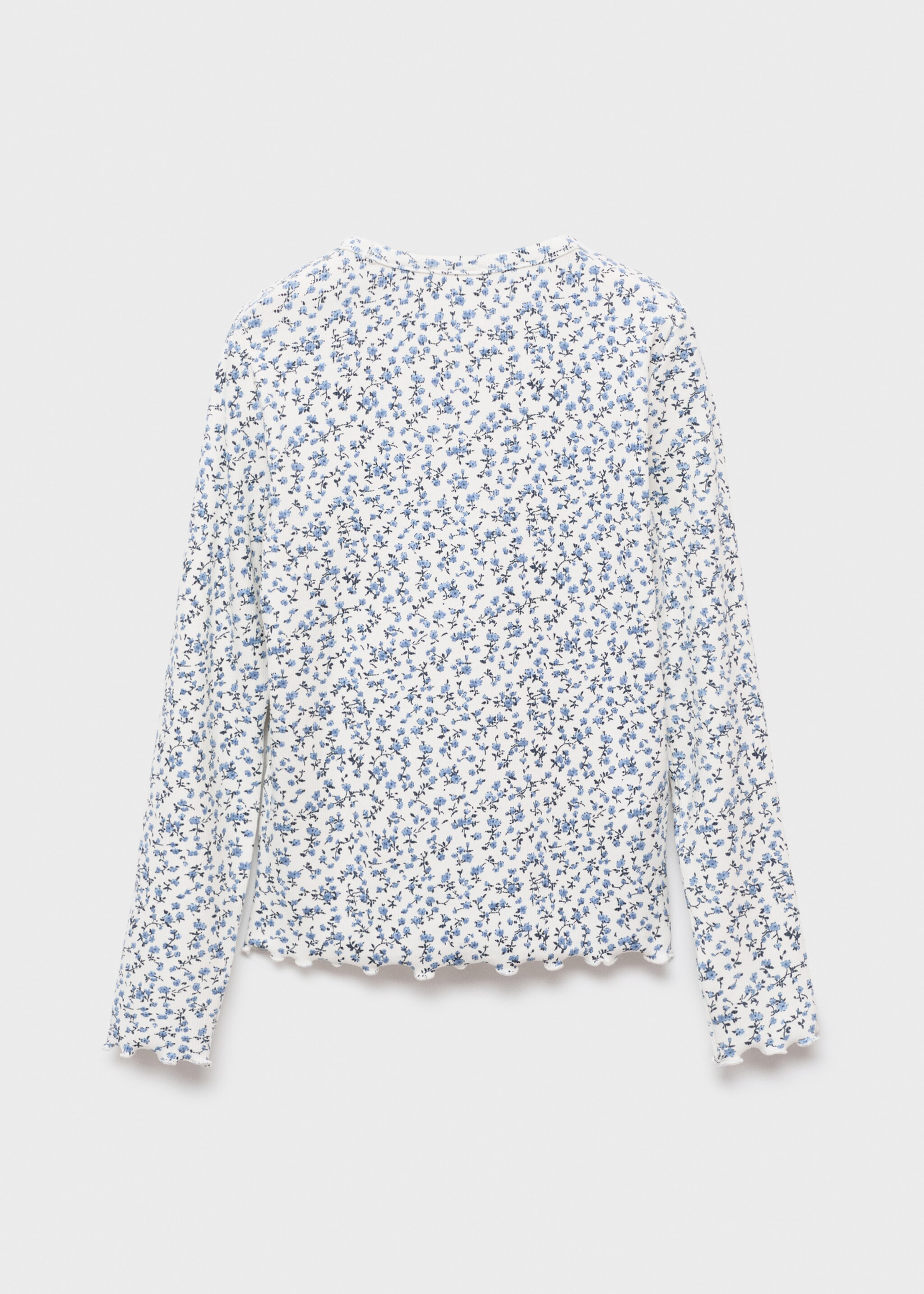T-shirt imprimé maille côtelée - Verso de l’article