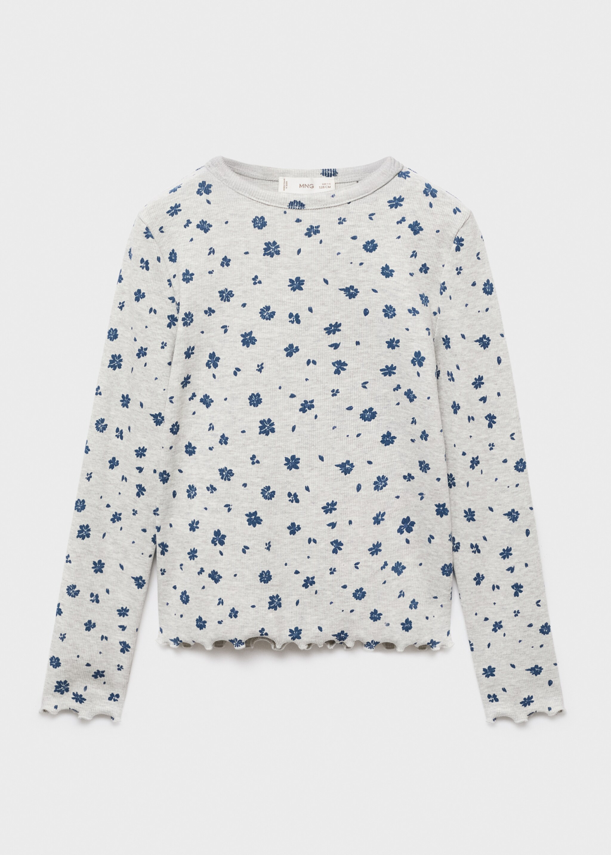 Camiseta estampada canalé - Artículo sin modelo