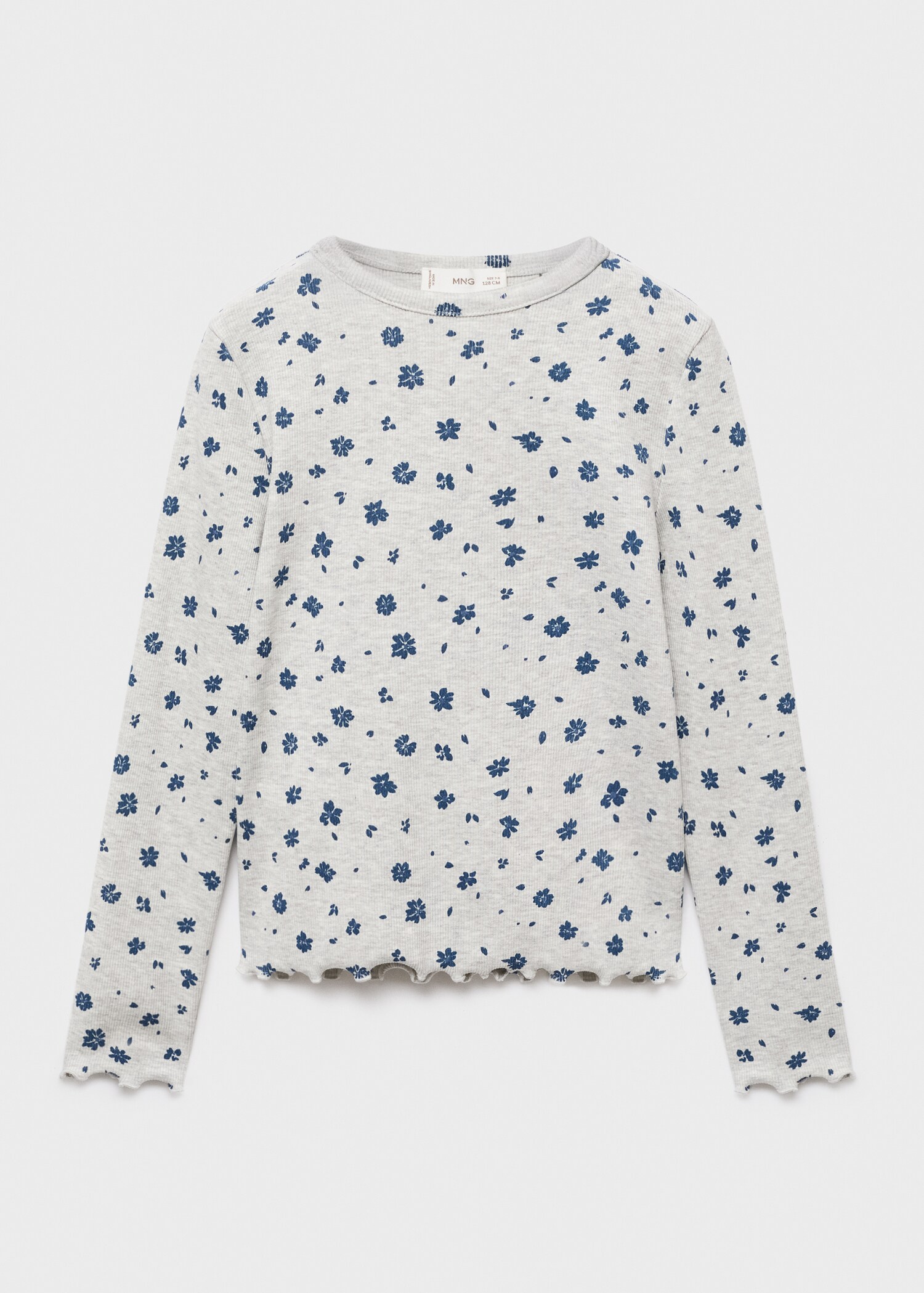 Camiseta estampada canalé - Artículo sin modelo