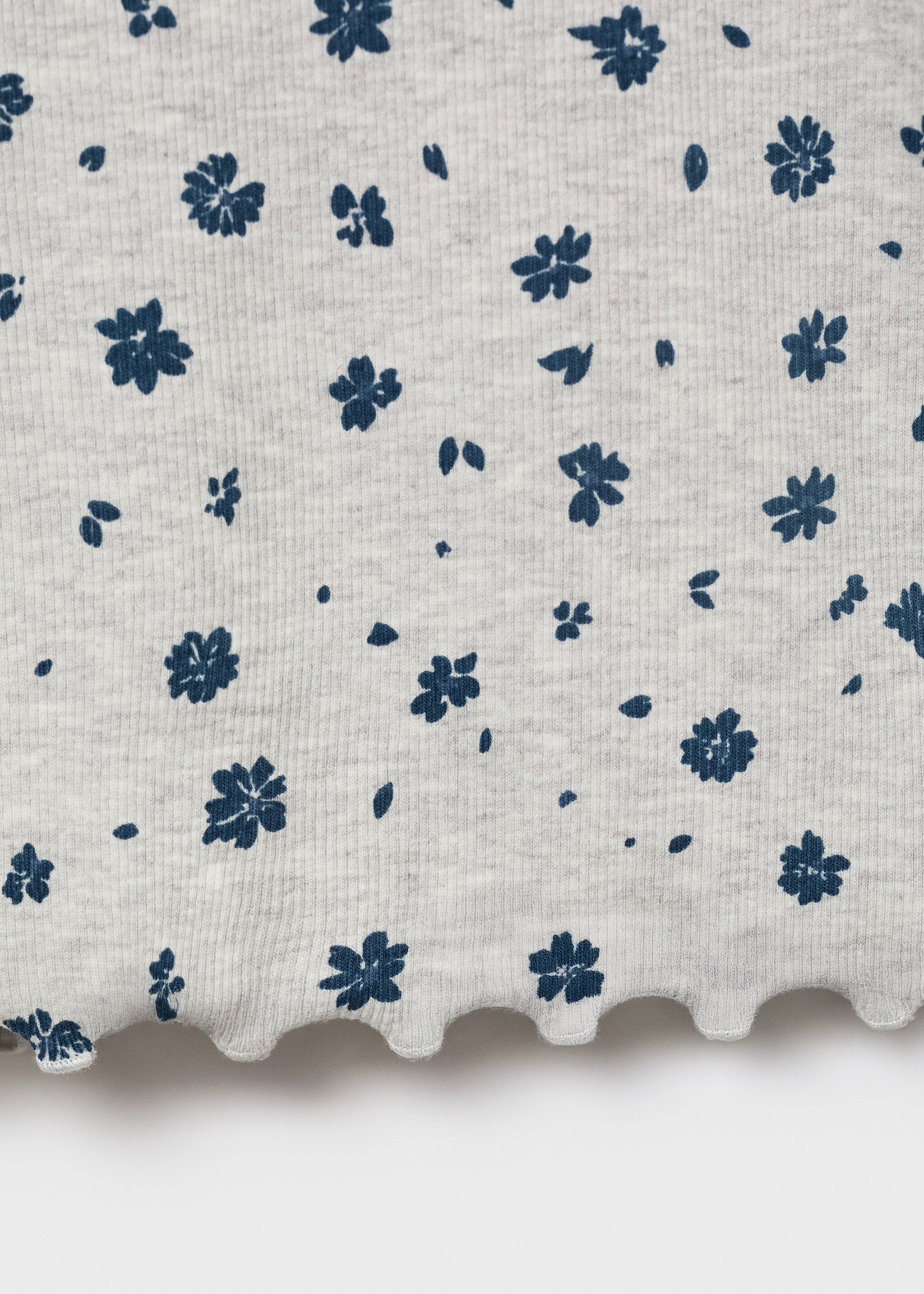 Camiseta estampada canalé - Detalle del artículo 0