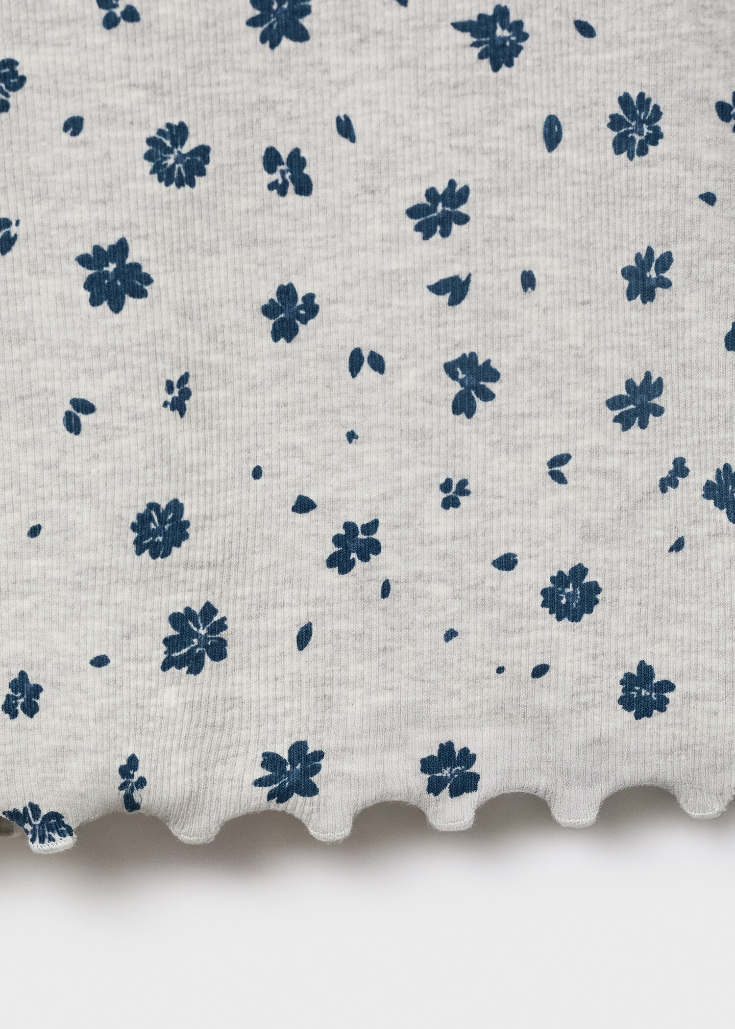 Camiseta estampada canalé - Detalle del artículo 0