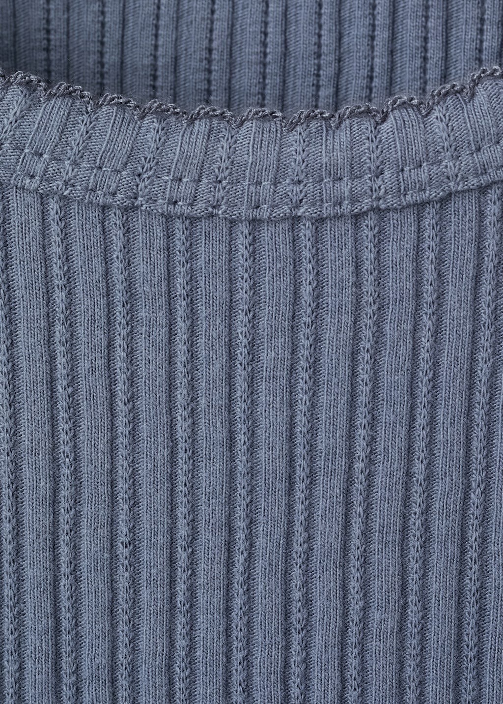 Ribbed  knit t-shirt