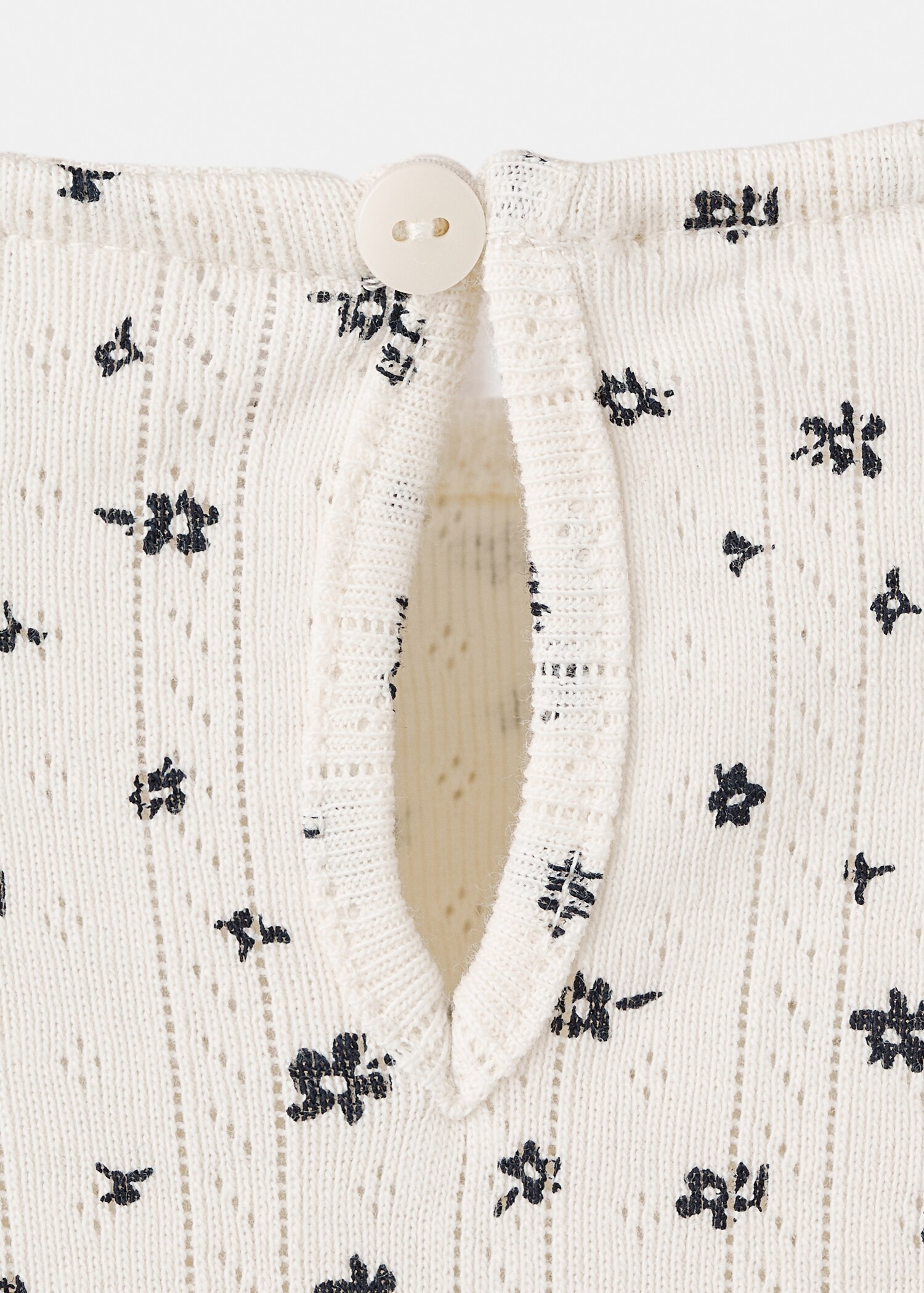 Floral ribbed T-shirt - Details of the article 8
