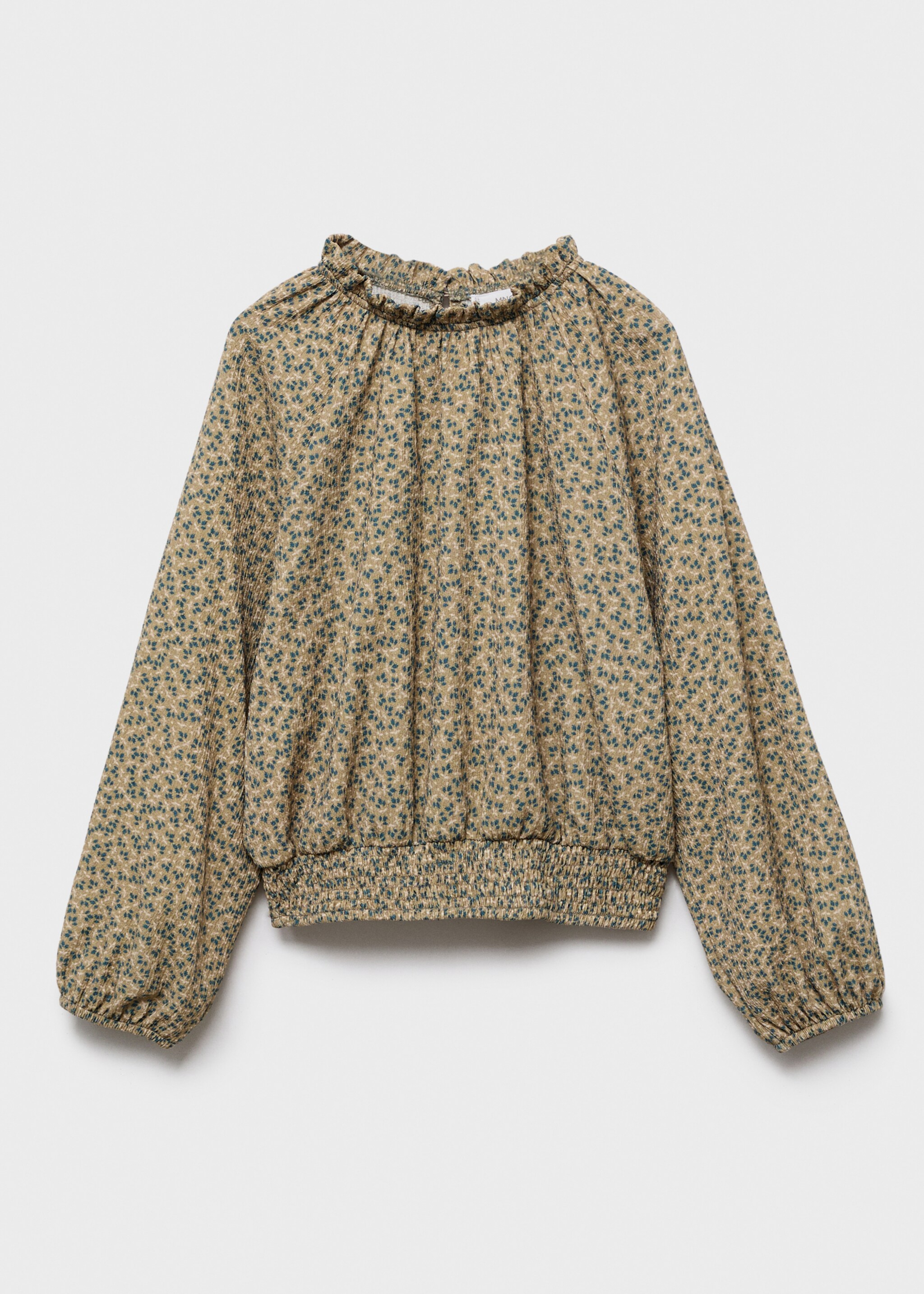 Blouse en imprimé floral - Article sans modèle, Vert. Ref: 17005178-00.