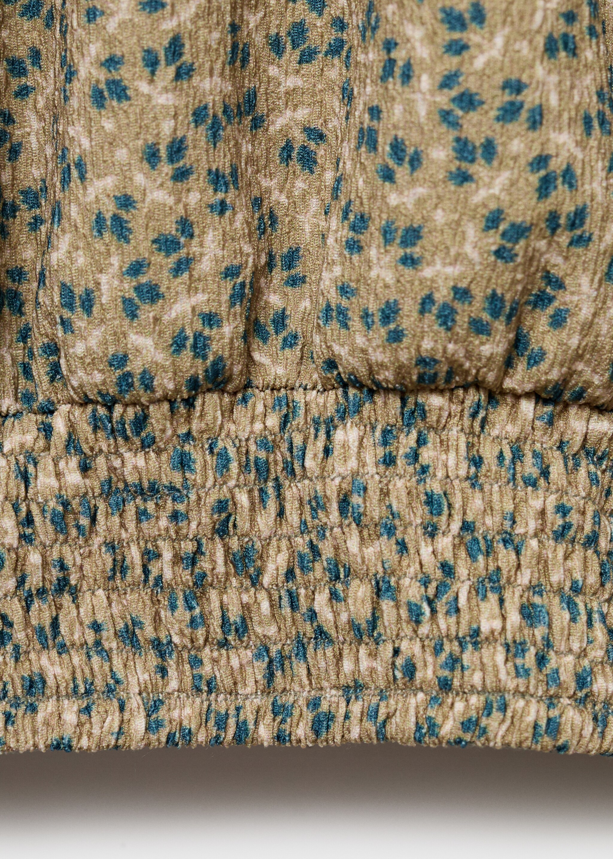 Blouse en imprimé floral - Détail de l'article 8, Vert. Ref: 17005178-00.