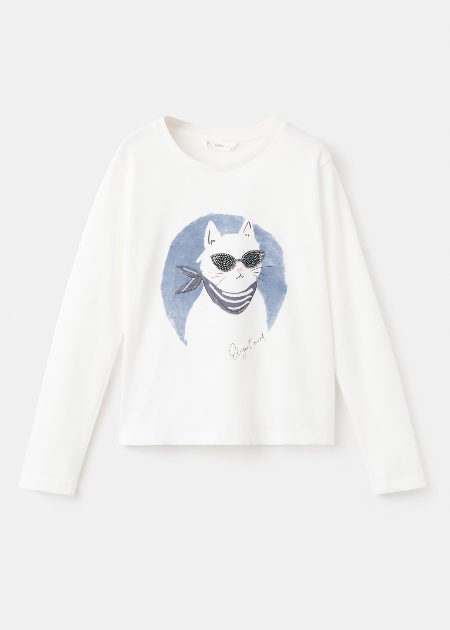 T-shirt manches longues imprimé - Article sans modèle