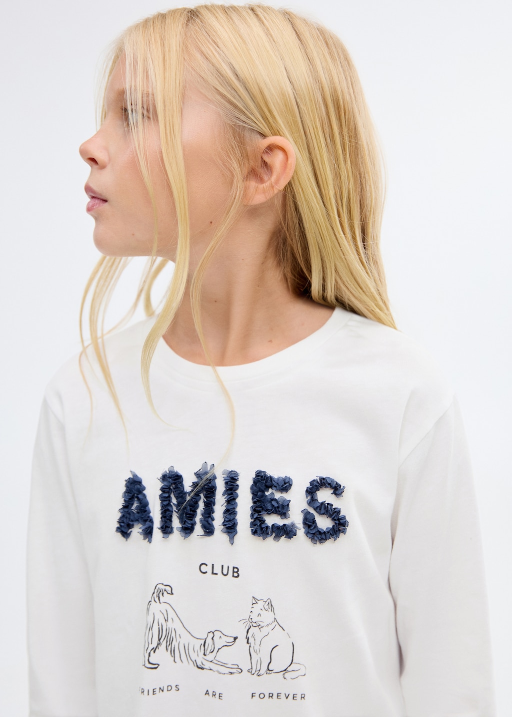 Printed long sleeve t-shirt - Kids | MANGO USA