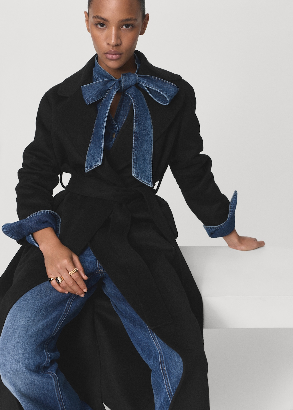 mango tie waist coat