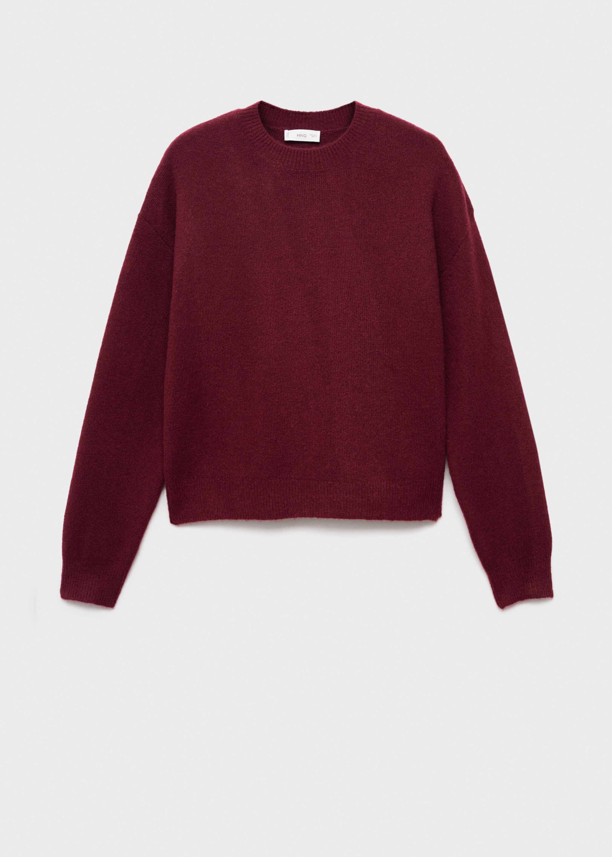 Star knitted sweater - Article without model, Burgundy. Ref: 17005801-00.