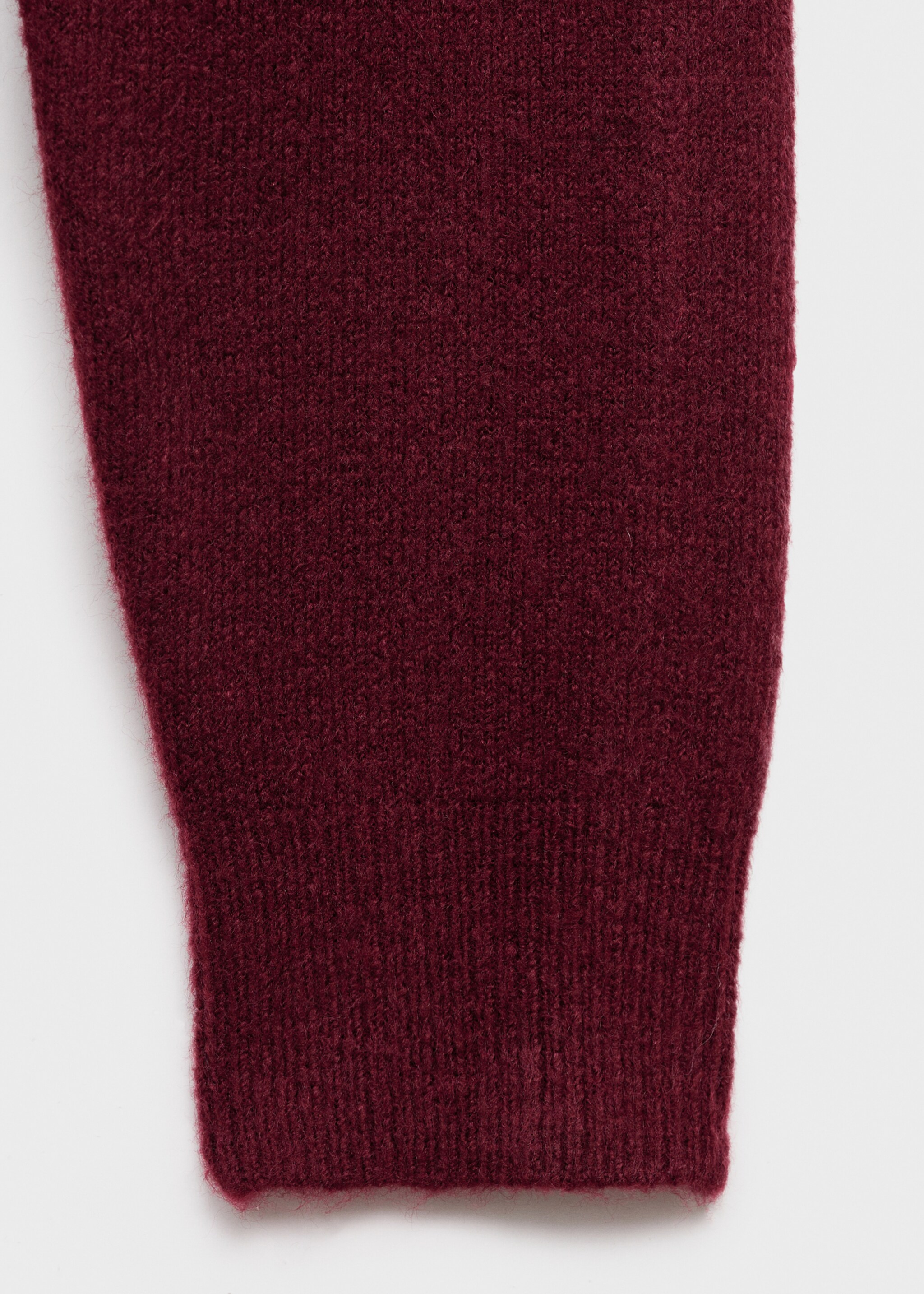 Star knitted sweater - Details of the article 0, Burgundy. Ref: 17005801-00.