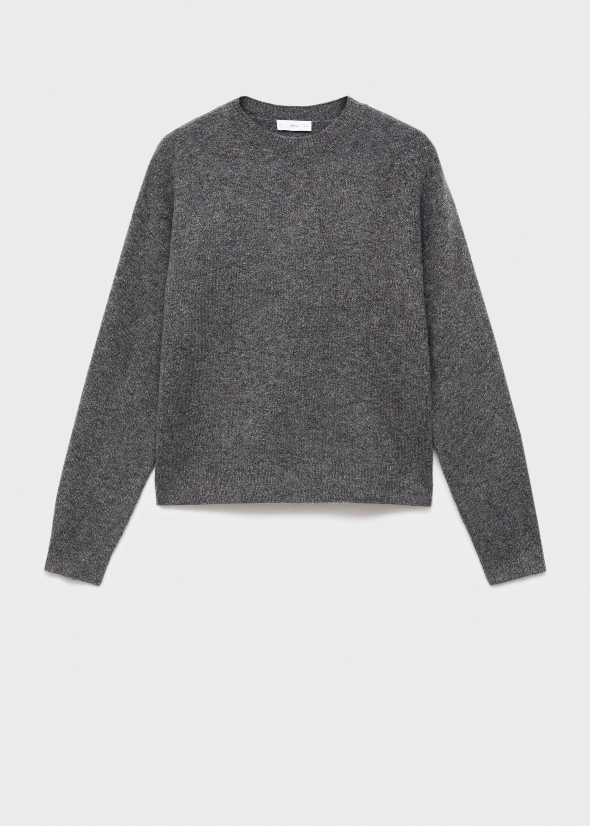 Star knitted sweater - Article without model, Medium Heather Grey. Ref: 17005801-00.