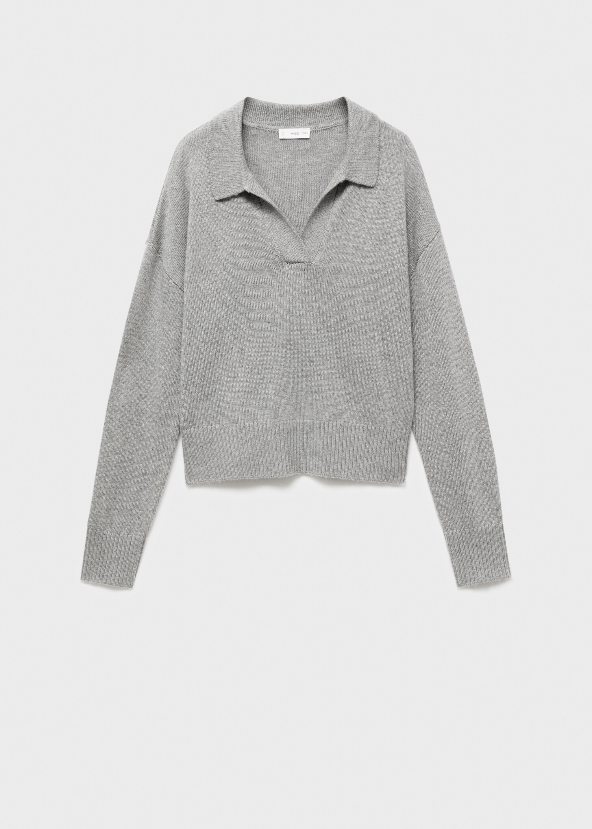 Sweater polito - Article without model, Light Heather Grey. Ref: 17005803-00.