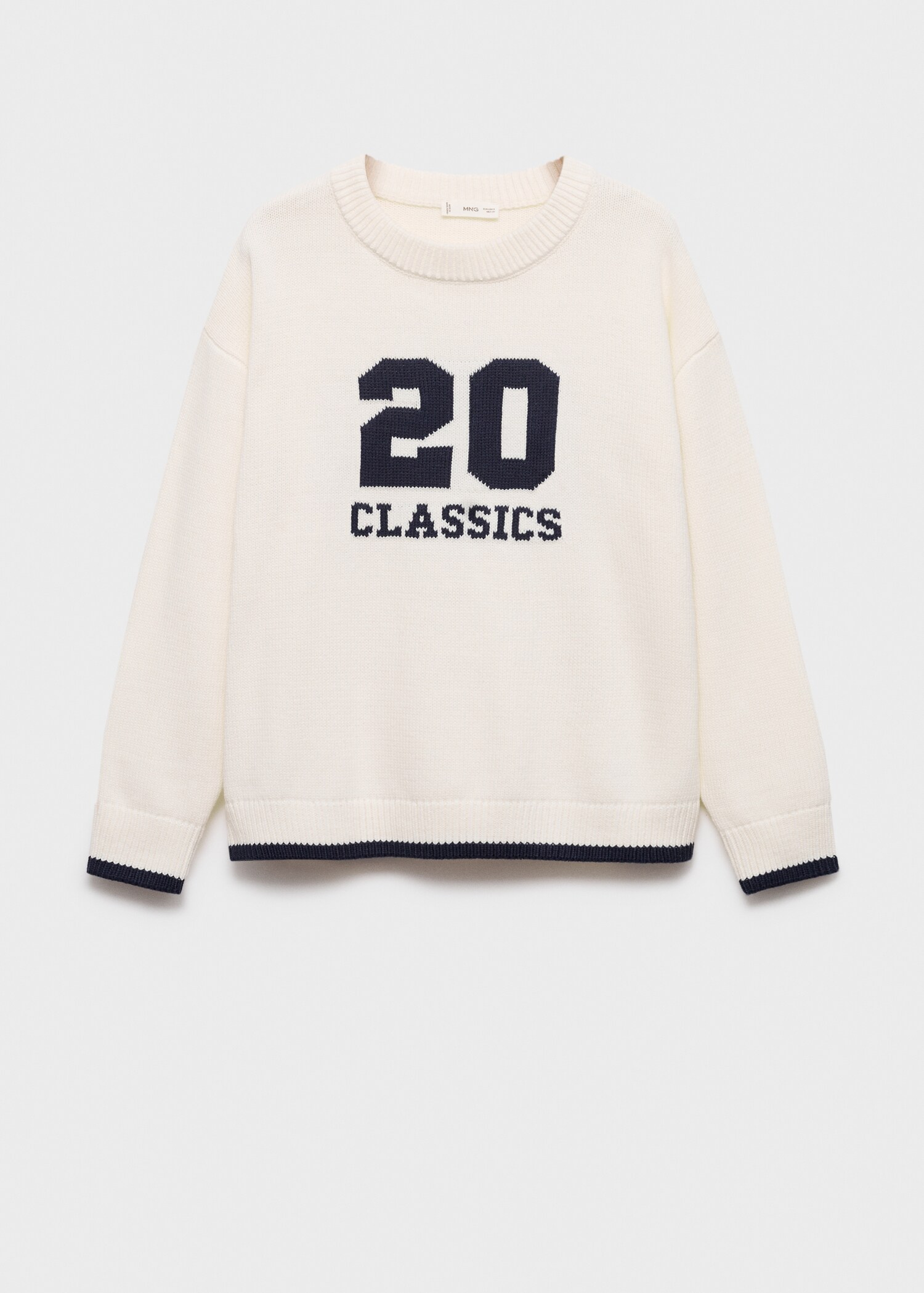 Knit embroidered sweater - Article without model