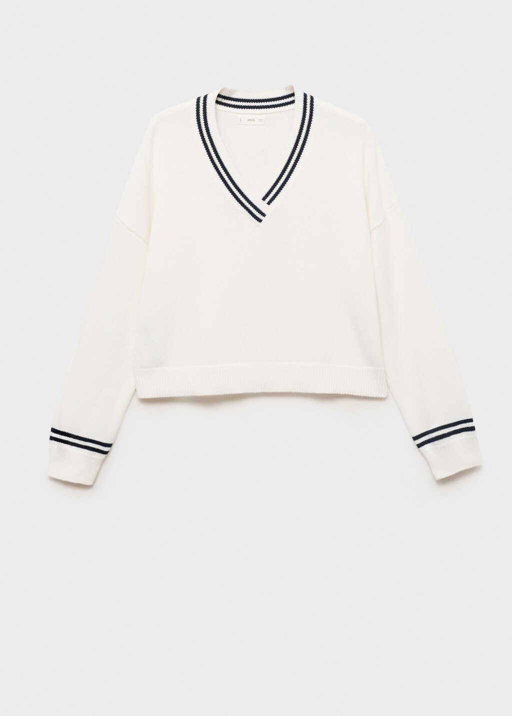 Knit striped sweater