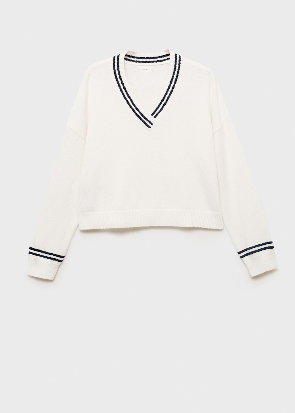 Knit striped sweater