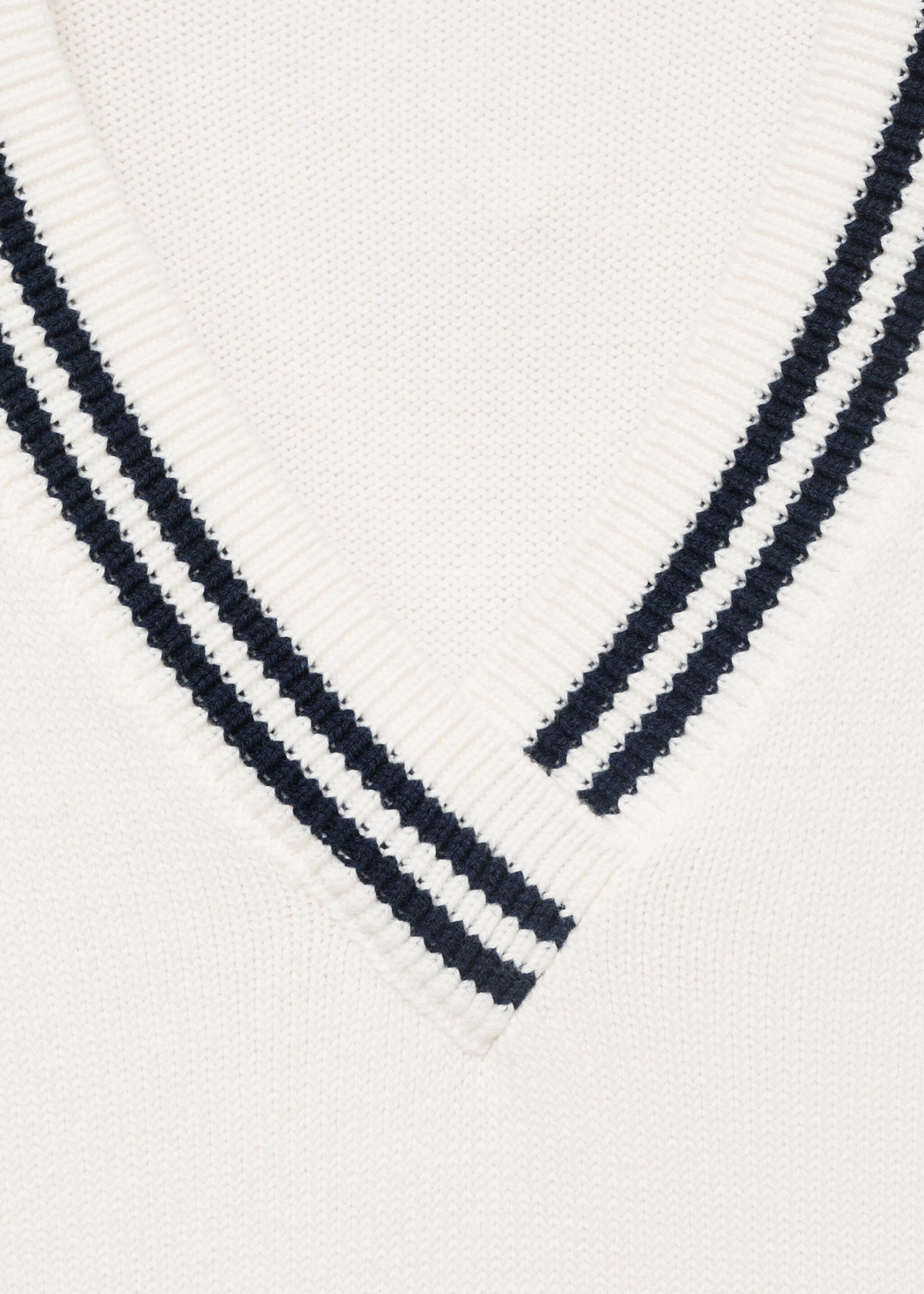 Jersey punto rayas - Detalle del artículo 8, Blanco. Ref: 17005806-00.