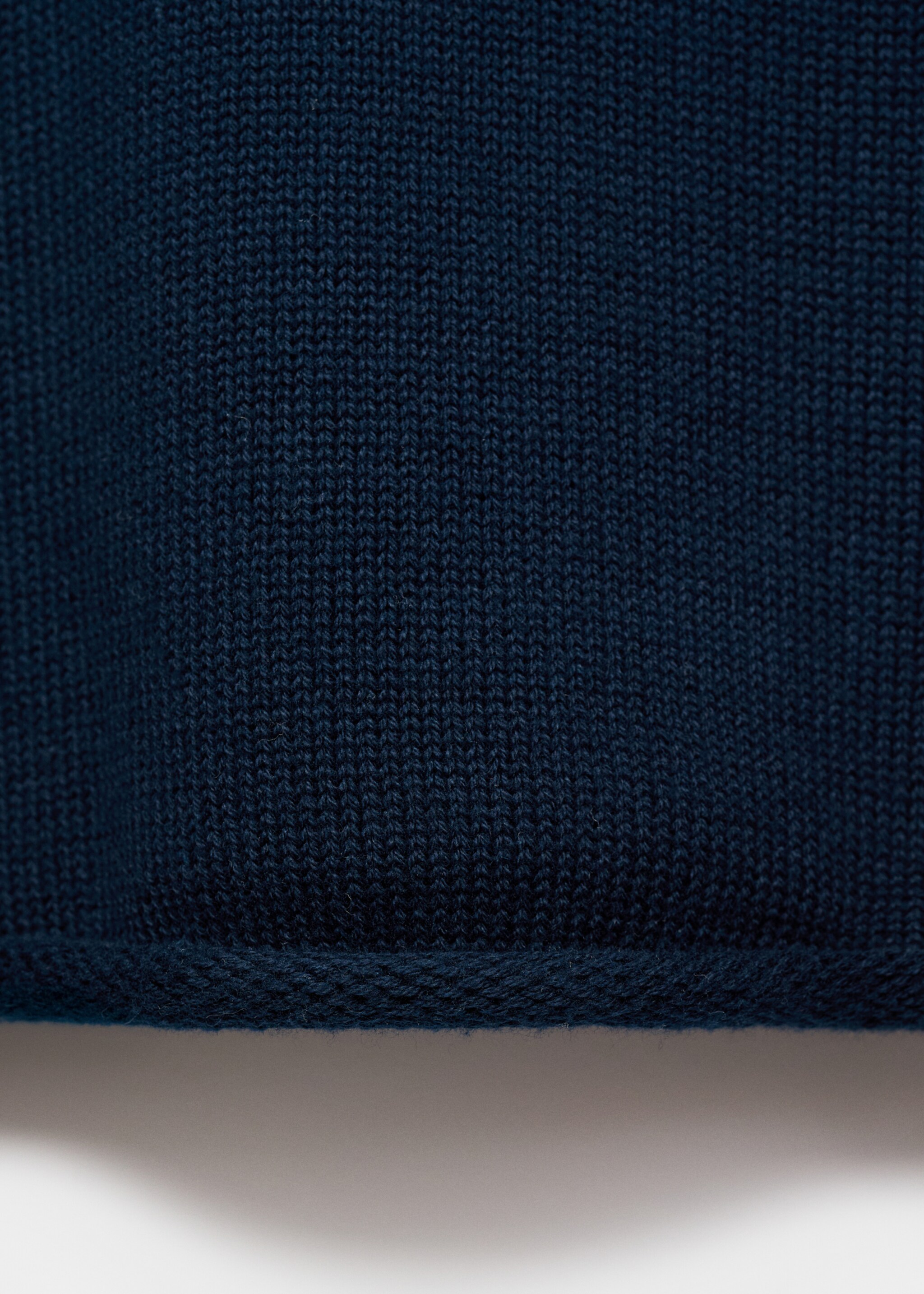 Jersey punto cuello pico - Detalle del artículo 0, Azul marino. Ref: 17005807-00.