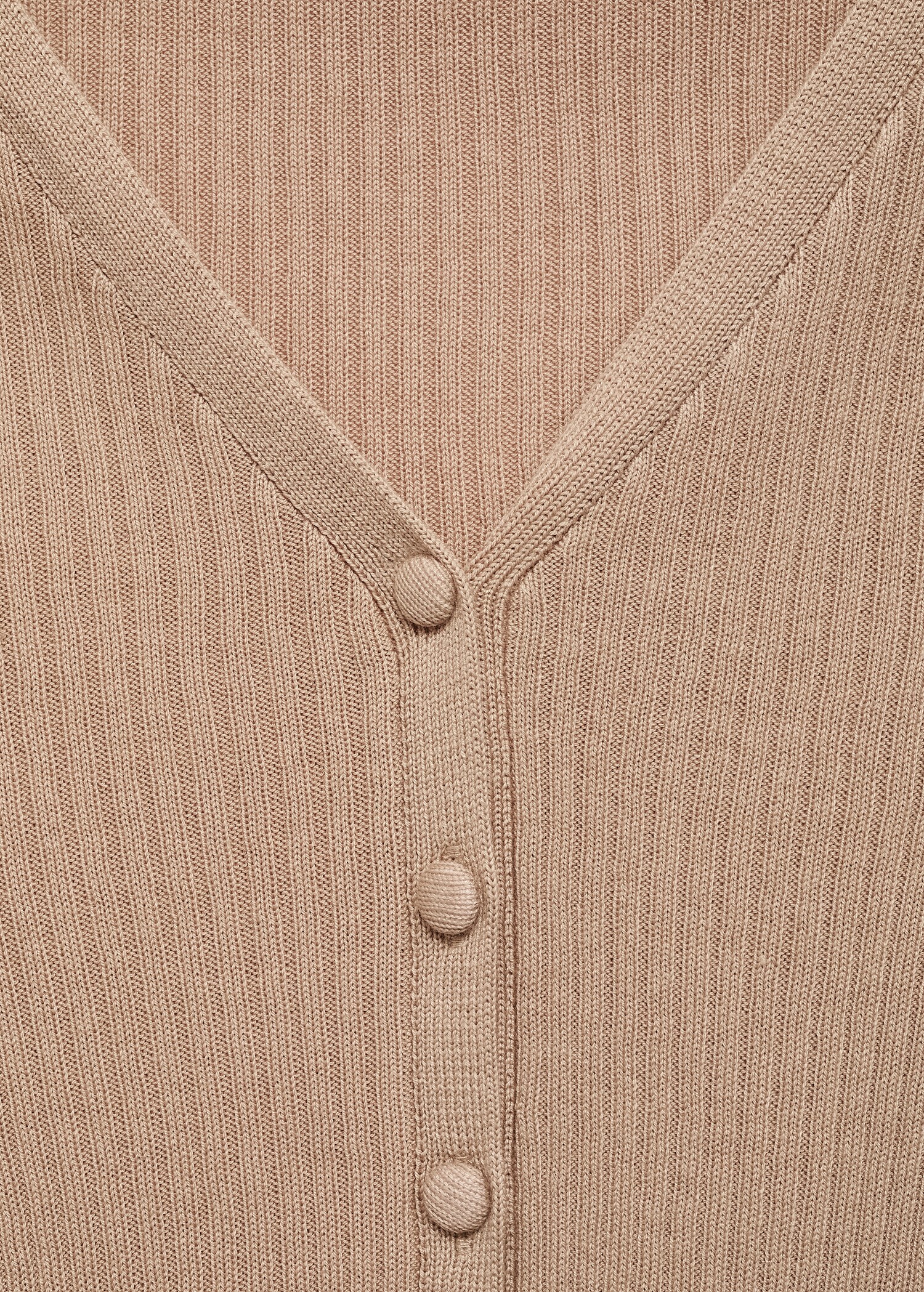 V-neck ribbed knit sweater - Details of the article 8
