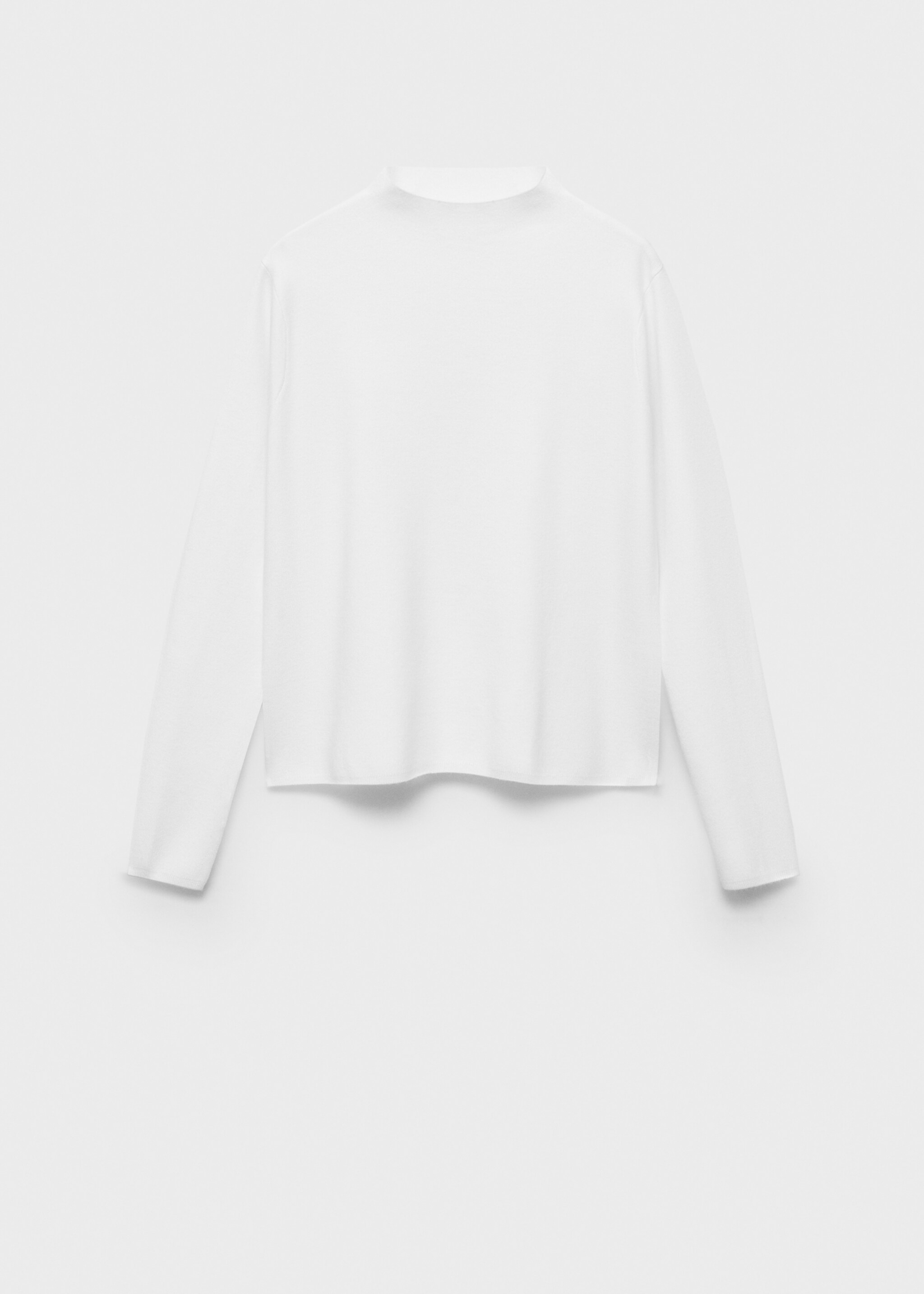 Pulover din tricot cu guler Perkins - Articol fără model