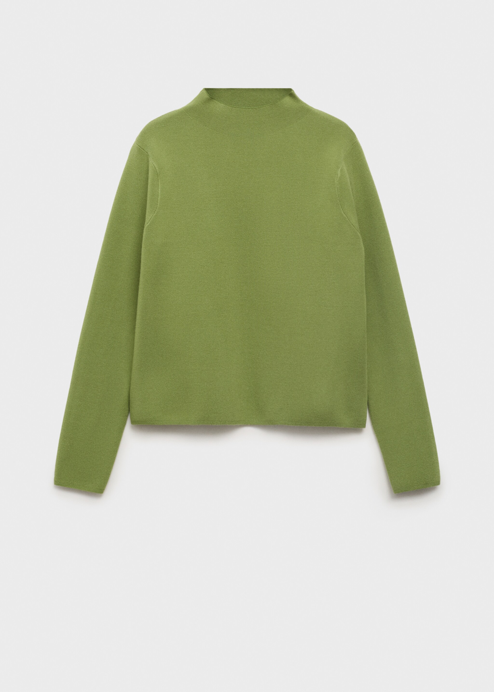 Knitted sweater with perkins neck - Article without model