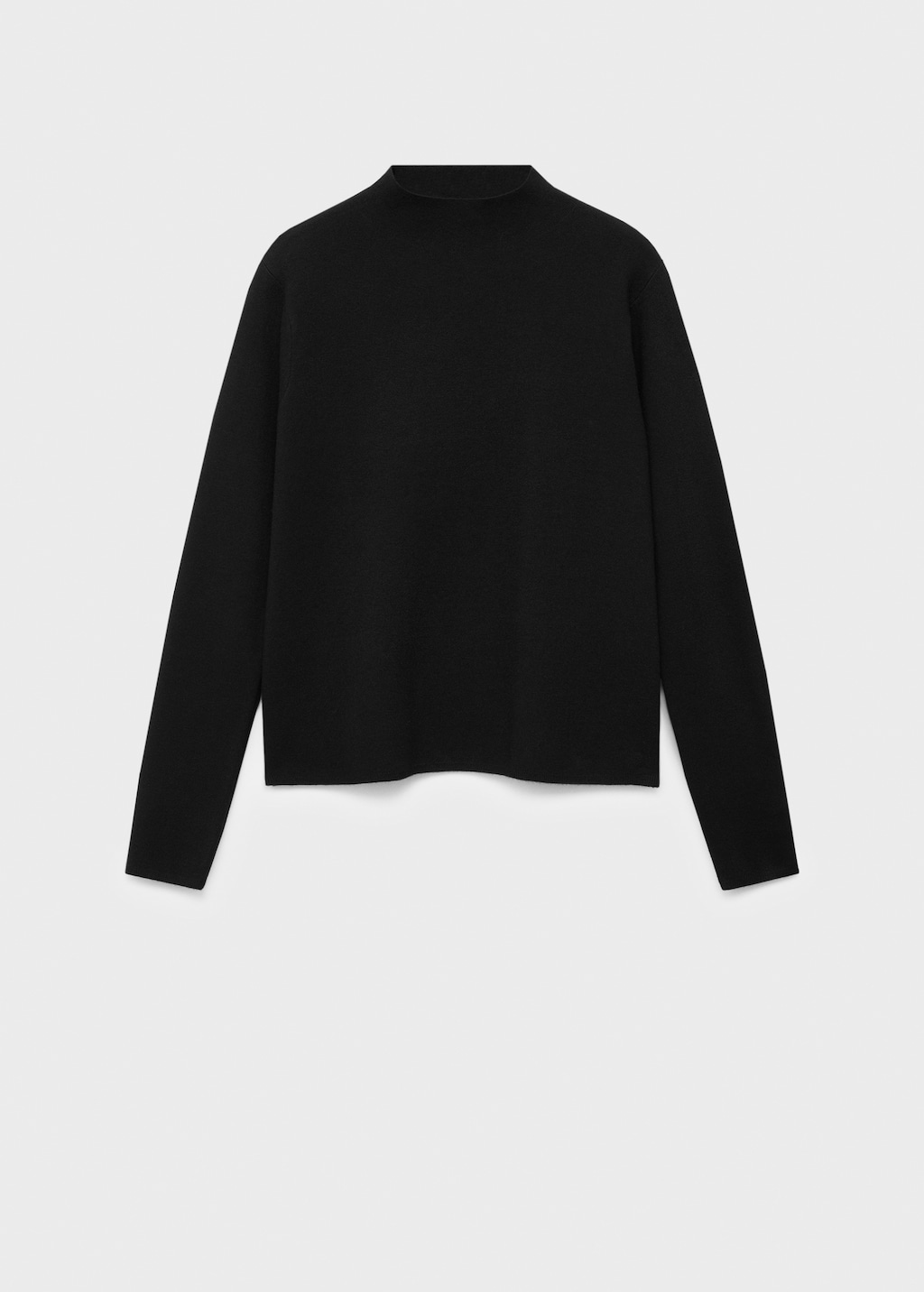 Mango Knitted sweater with perkins neck