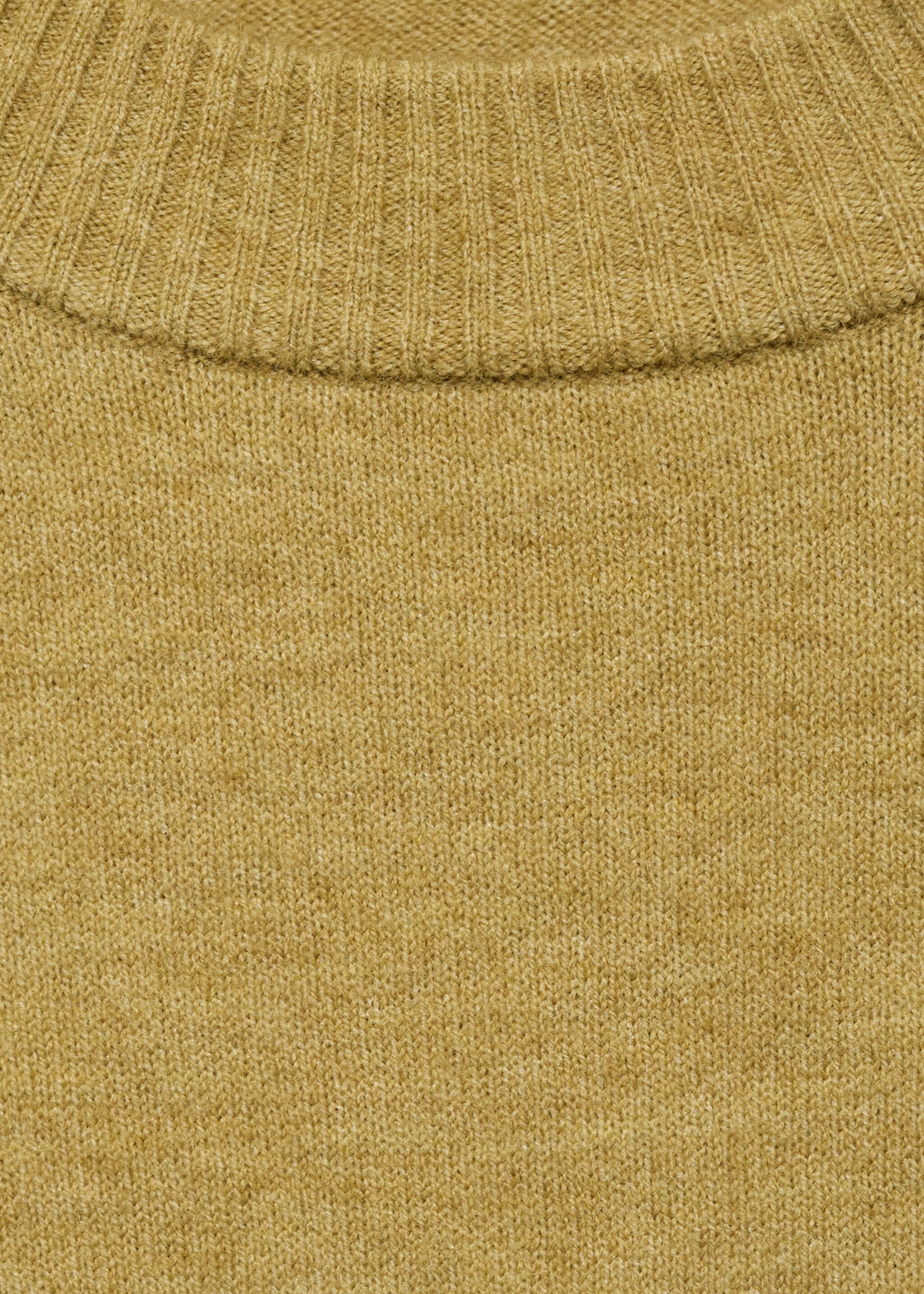 Oversized sweater with ribbed trim - Details of the article 8, Green. Ref: 17005812-00.