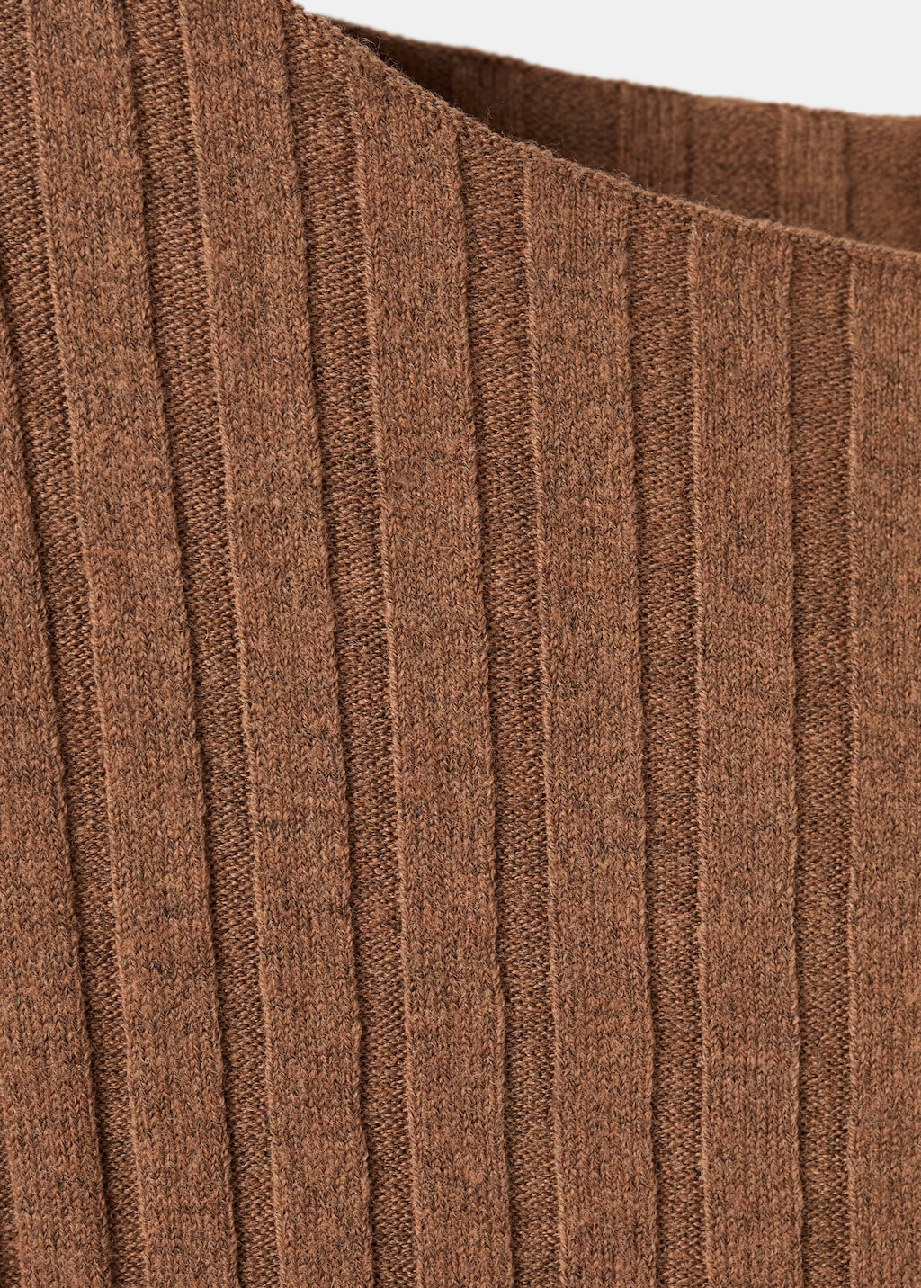 Mango Boat neck ribbed sweater