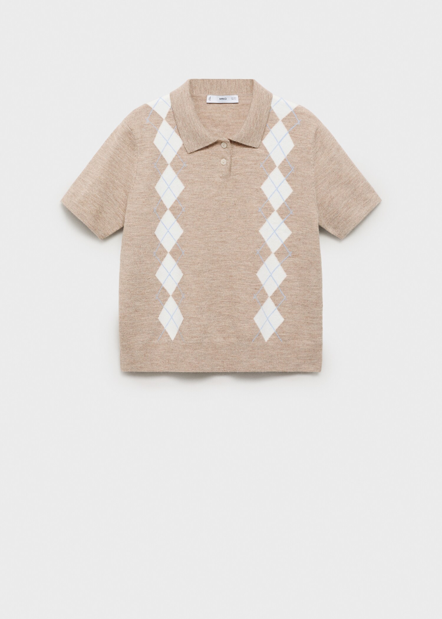Diamond polo neck sweater - Modelsiz ürün