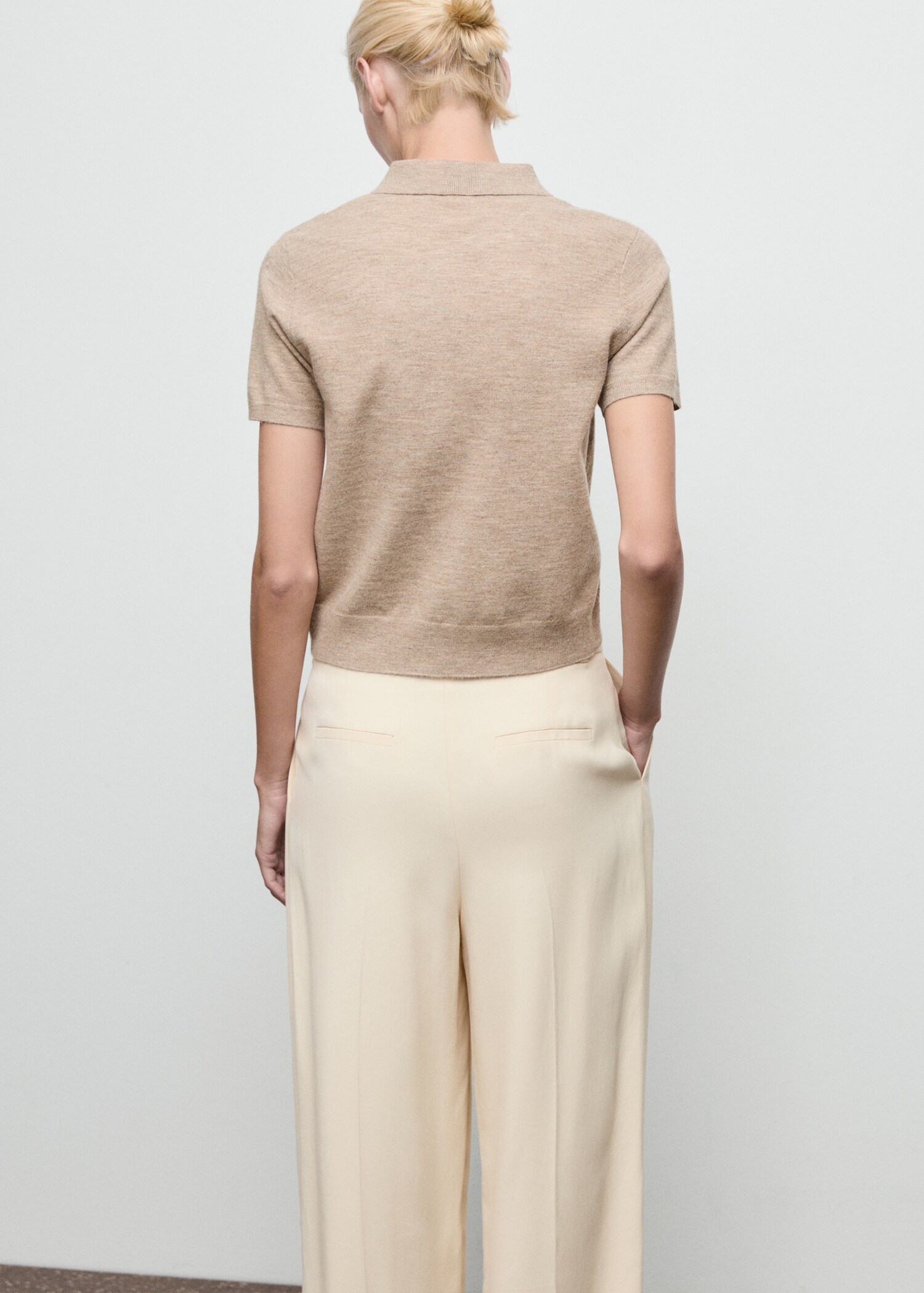 Pull-over losanges col polo - Verso de l’article