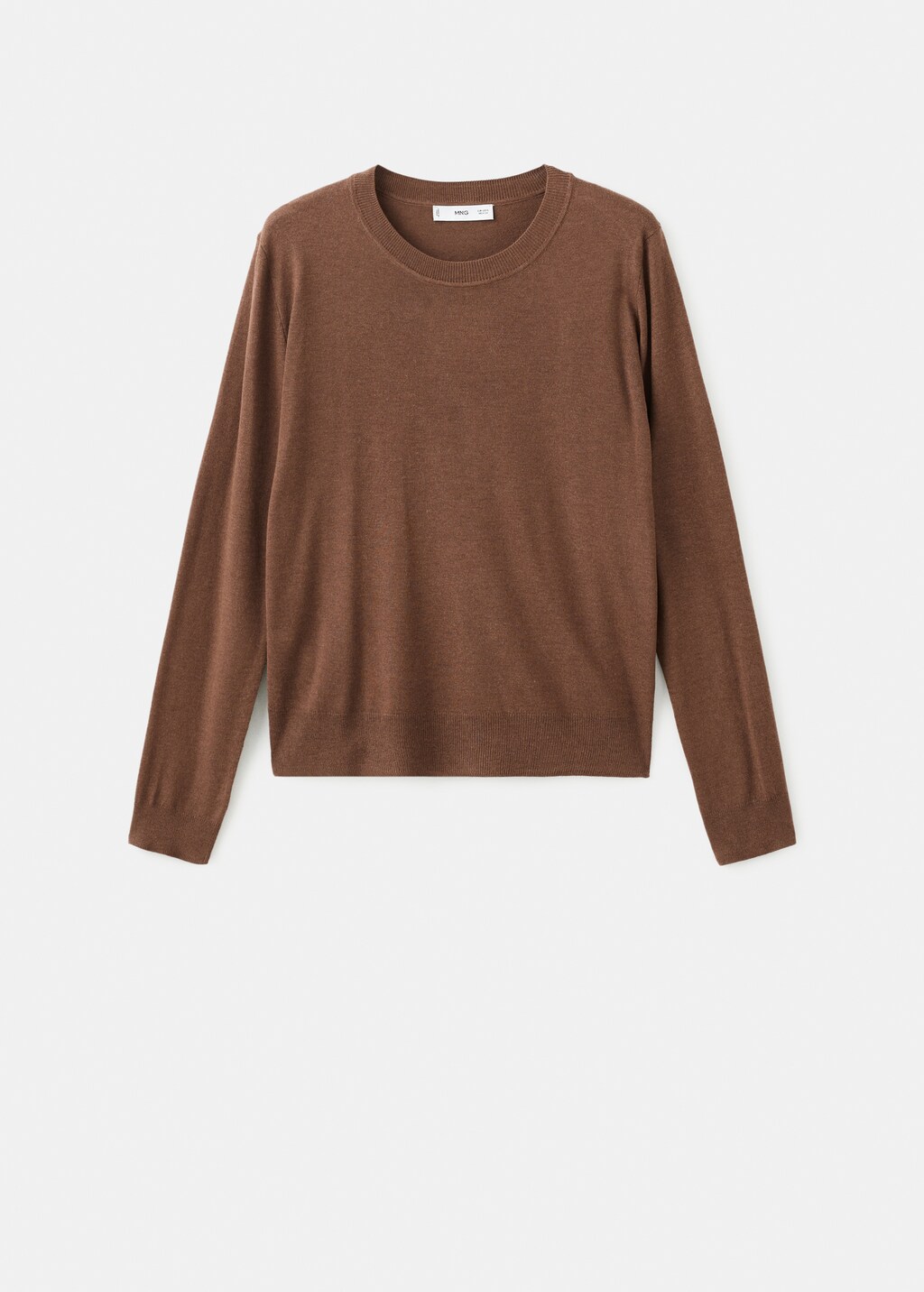 Mango Fine-knit crew-neck sweater