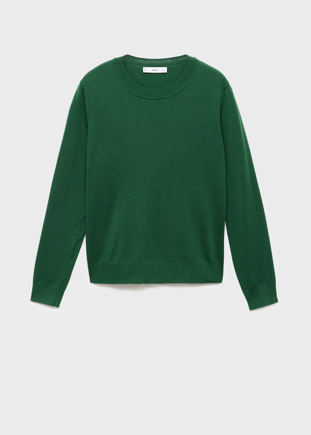Mango Fine-knit crew-neck sweater