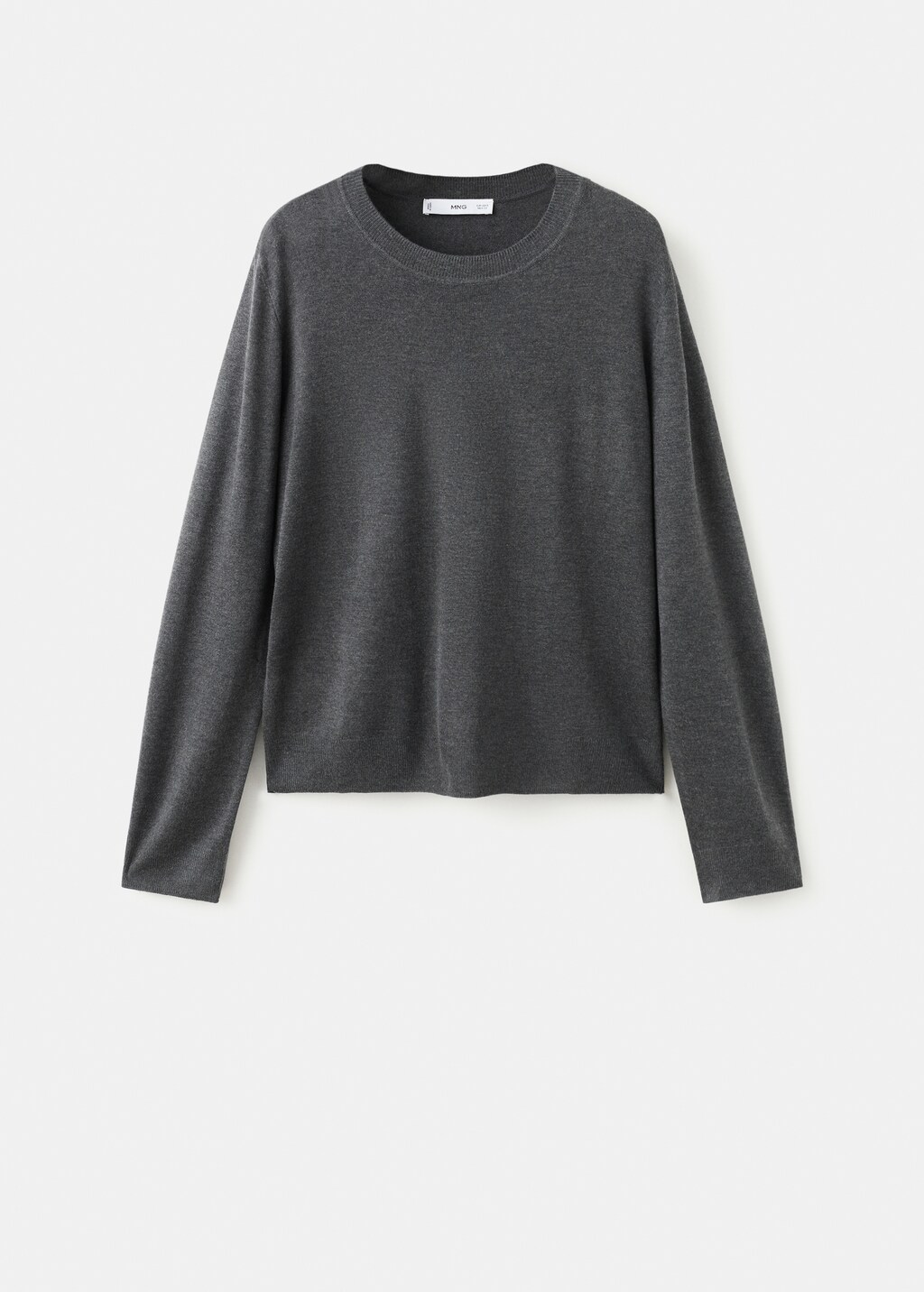 Mango Fine-knit crew-neck sweater