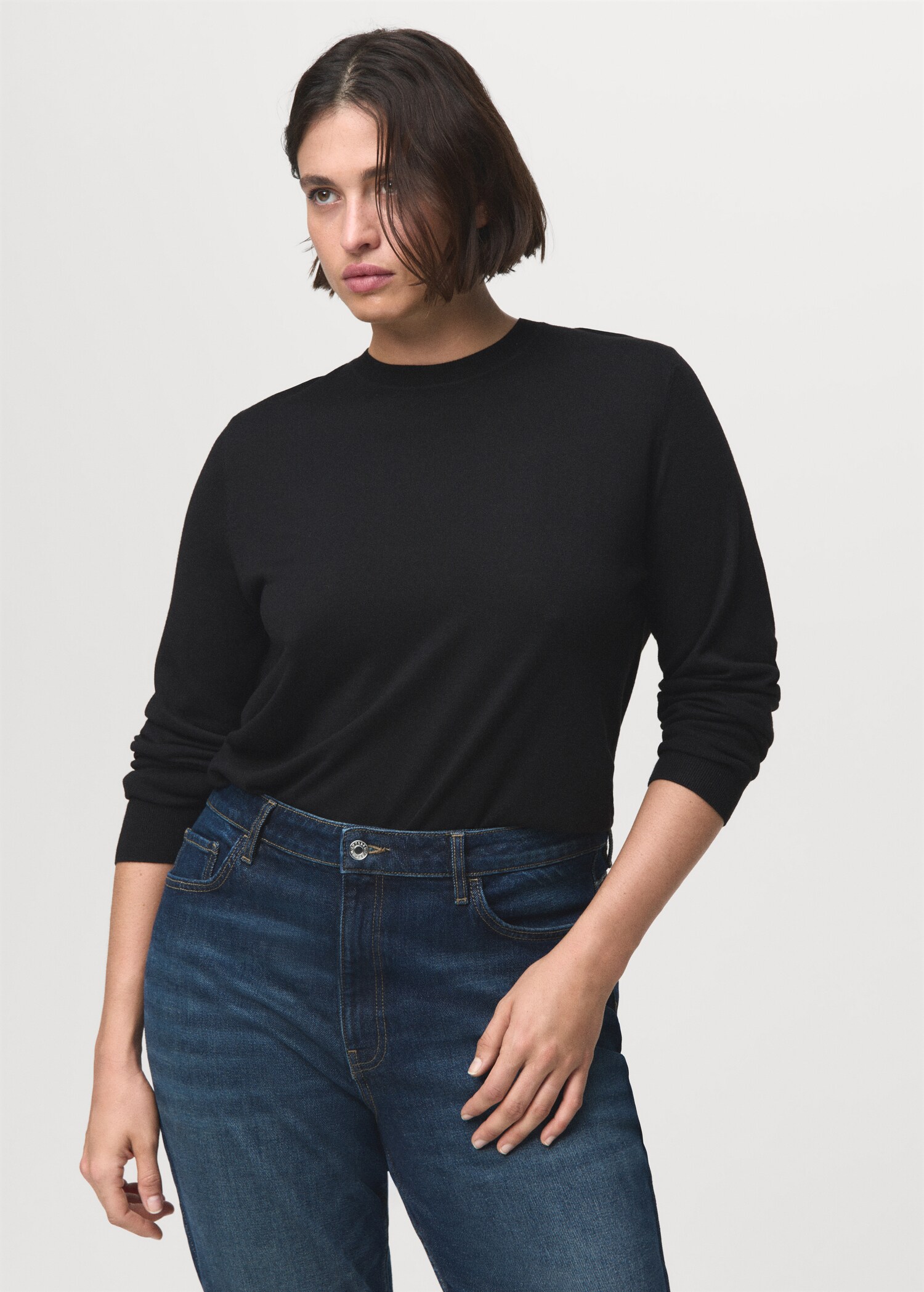 Pull-over maille fine col rond - Détail de l'article 5