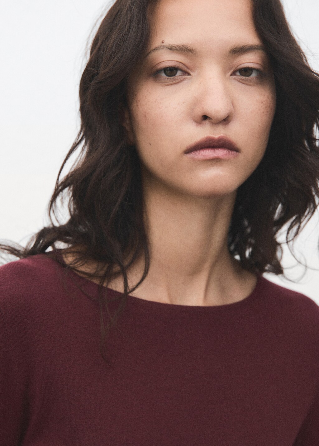 Mango Long-sleeved fine-knit sweater