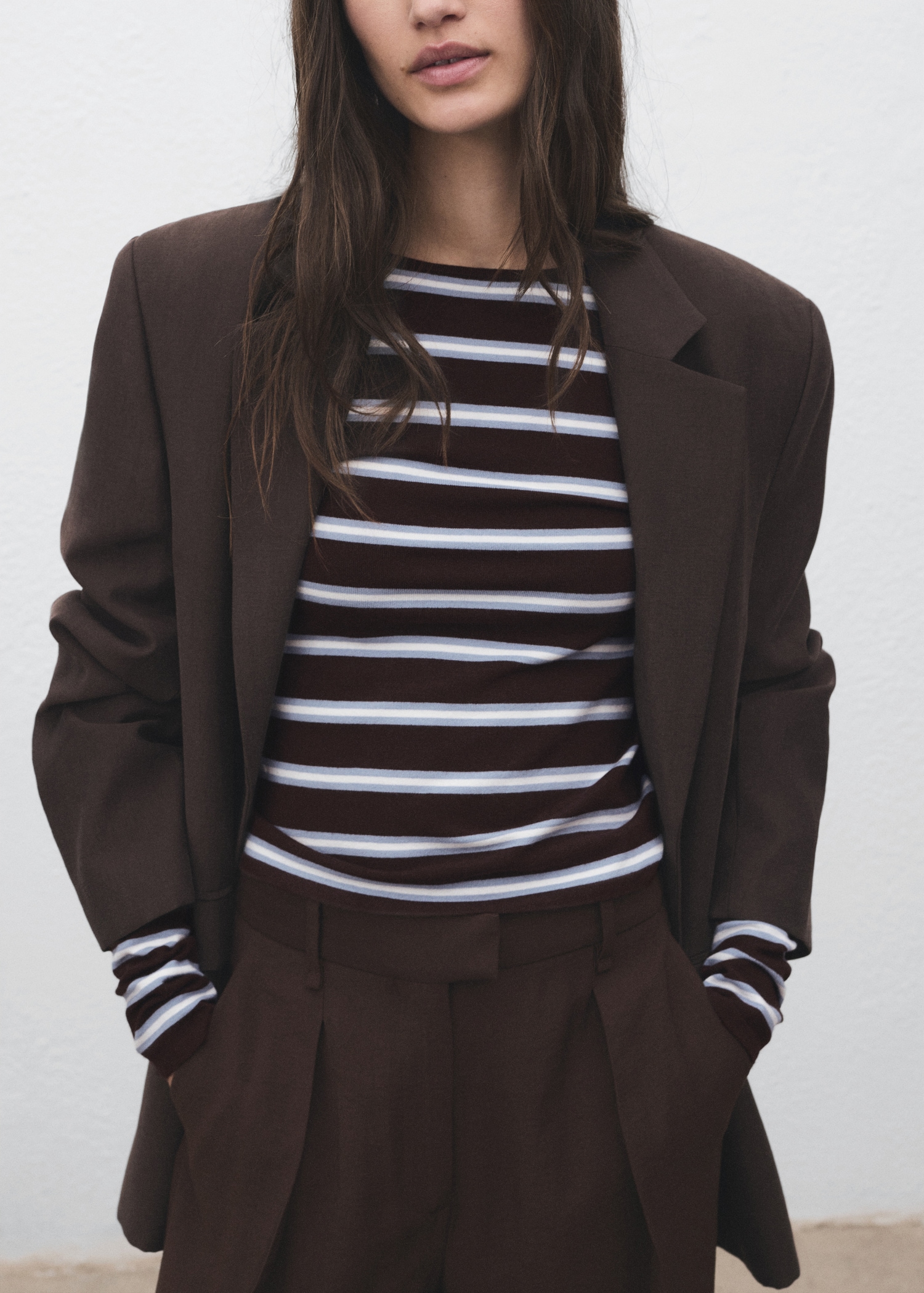 Jersey punto fino rayas Mujer MANGO España (Península y Baleares)