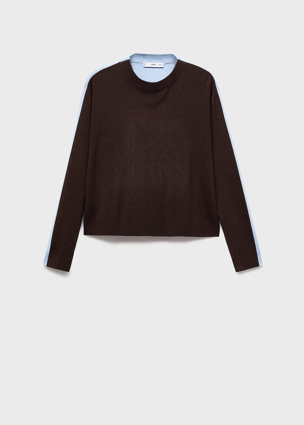 Combined-design sweater