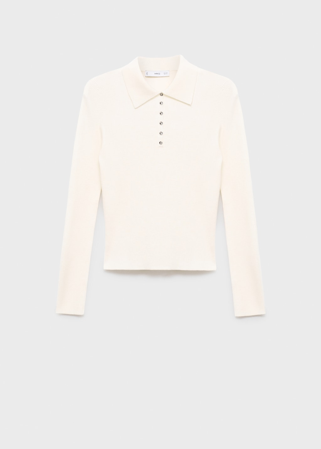 Mango Polo-neck ribbed sweater