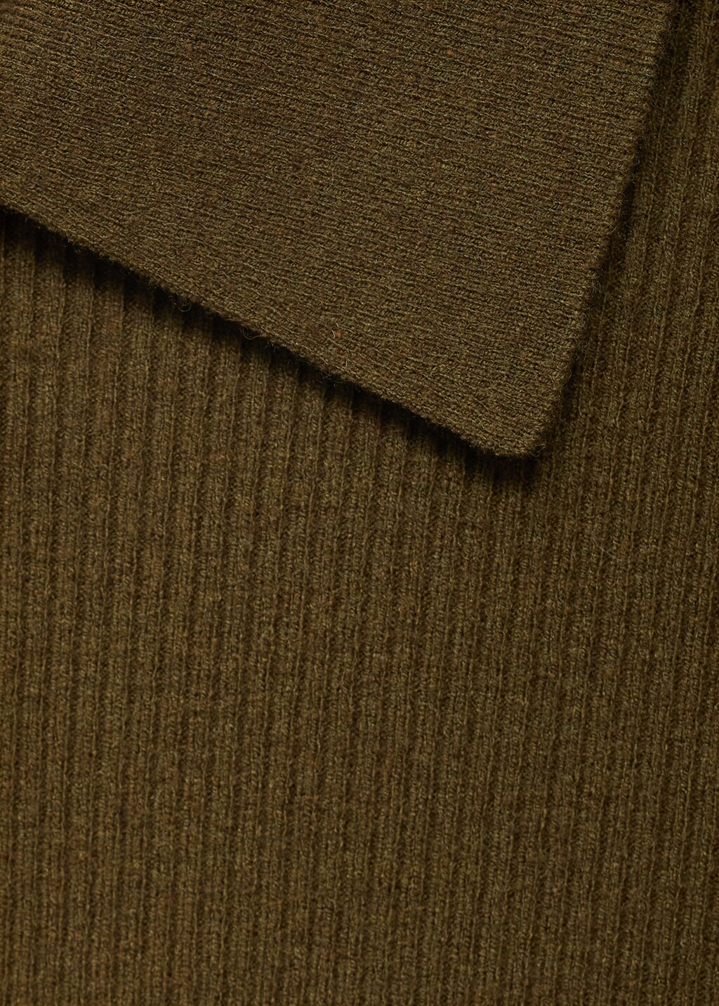 Mango Polo-neck ribbed sweater