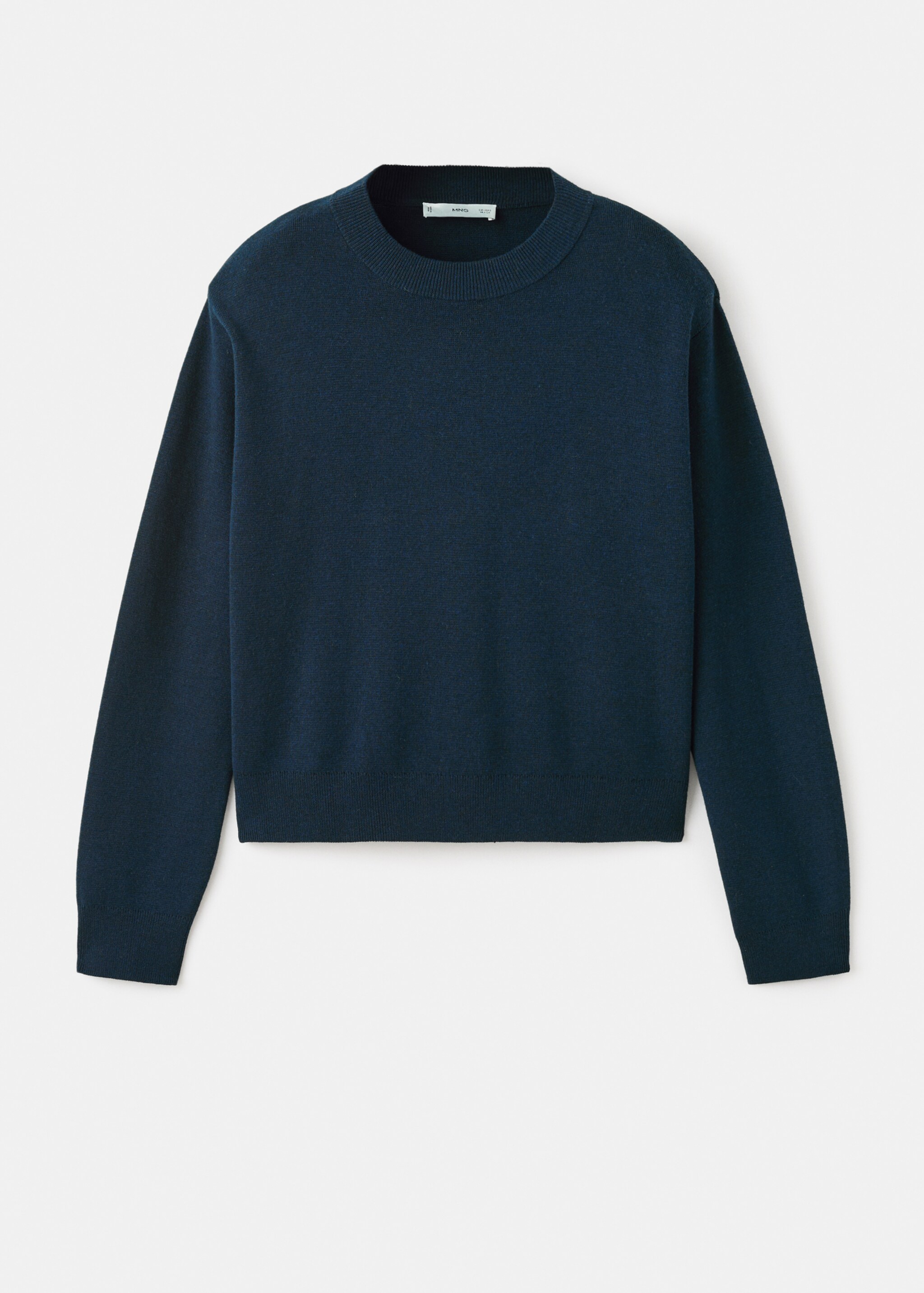 Knitted wool blend sweater - Article without model, Navy. Ref: 17005823-00.