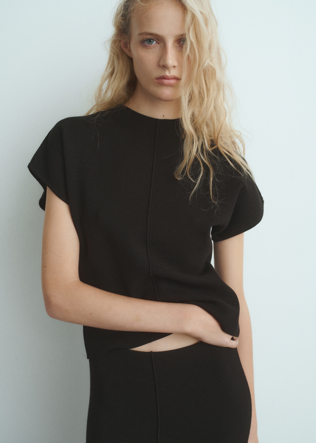 Mango Fine-knit fitted sweater thumbnail