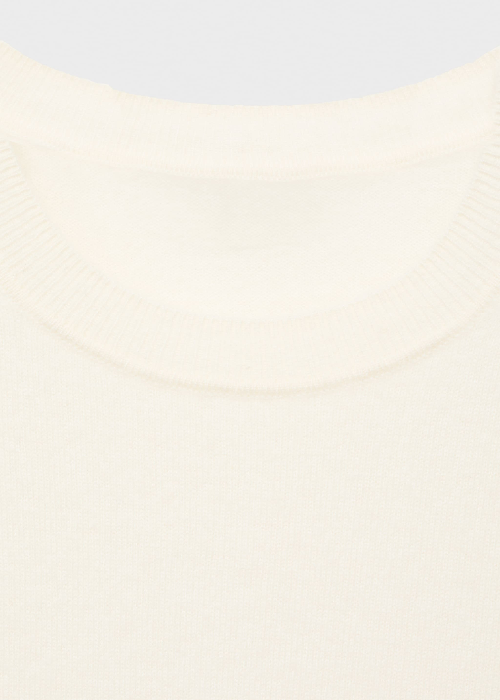 Pullover 100% Kaschmir - Detail des Artikels 8, Ecru. Ref: 17005830-00.