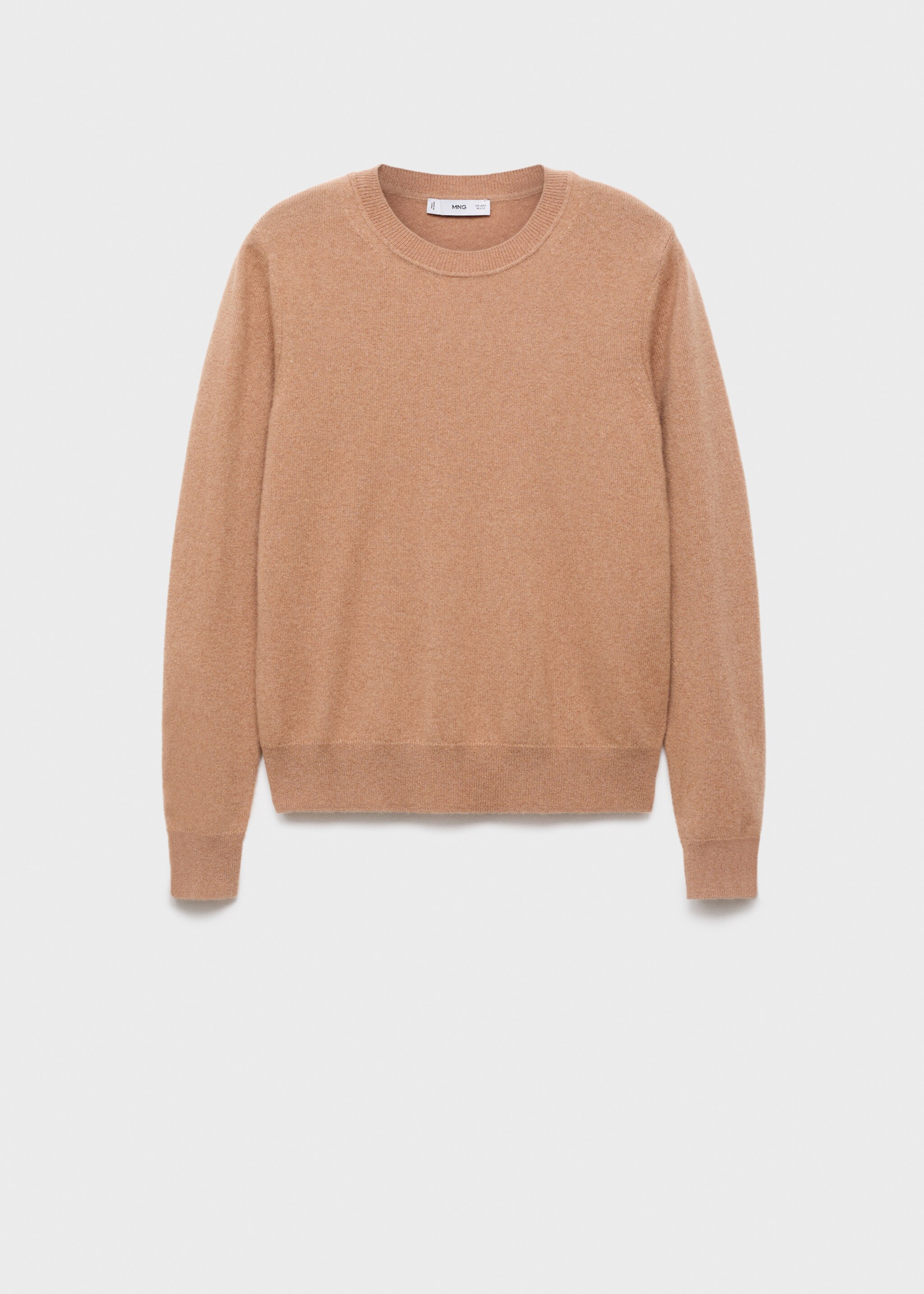 100% cashmere sweater - Article without model, Medium Brown. Ref: 17005830-00.