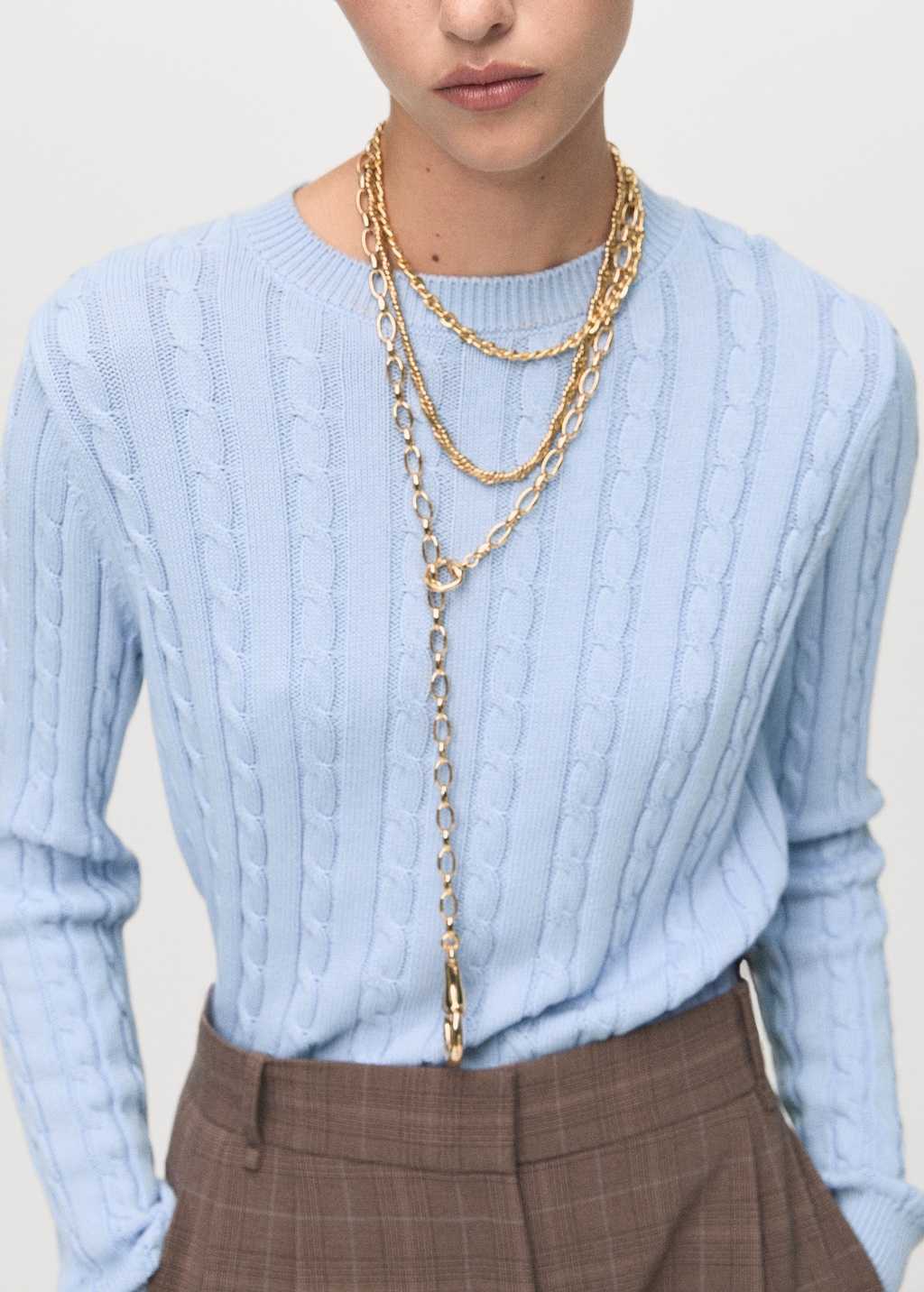 Mango Braided knitted sweater