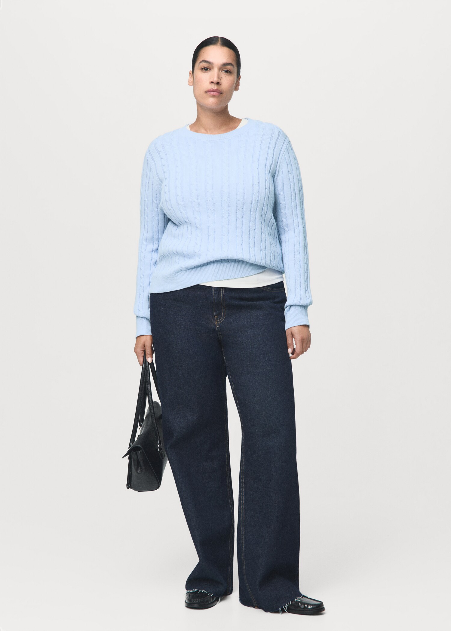 Braided knitted sweater - Details of the article 3