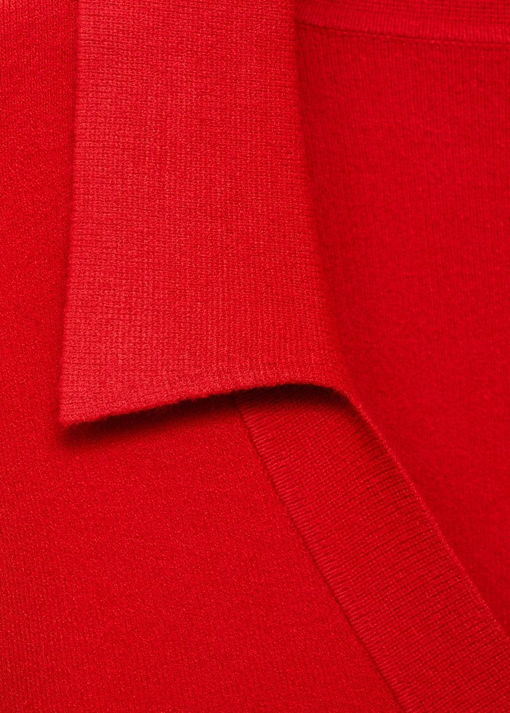 Mango Fine-knit V-neck sweater