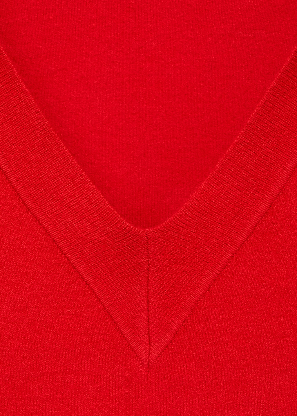 Mango Fine-knit V-neck sweater