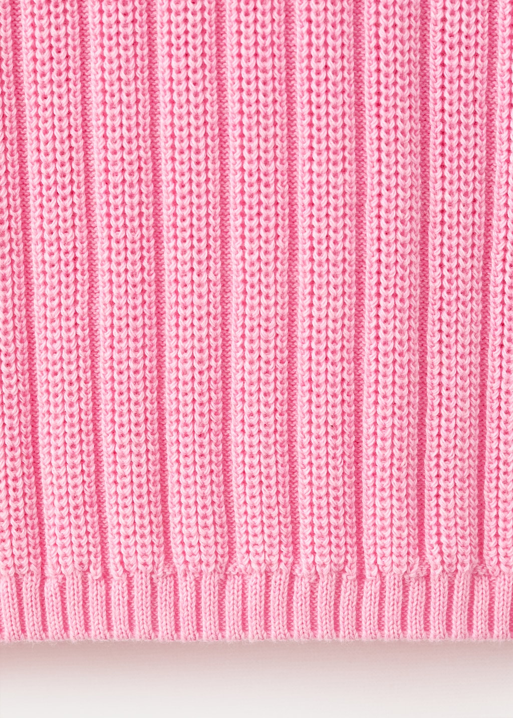 Mango Polo-neck ribbed sweater