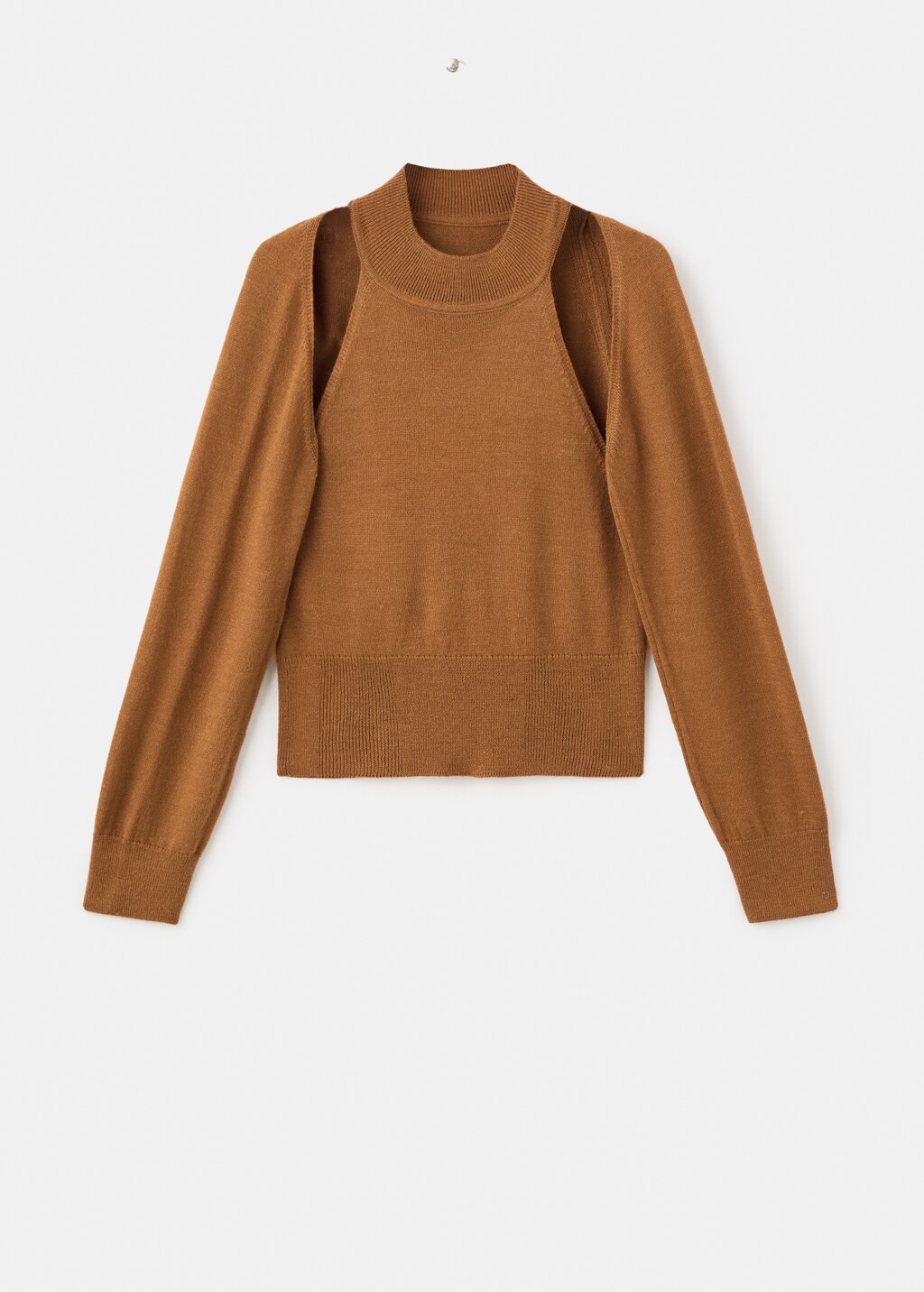 Mango Sweater with cardigan-style detailing