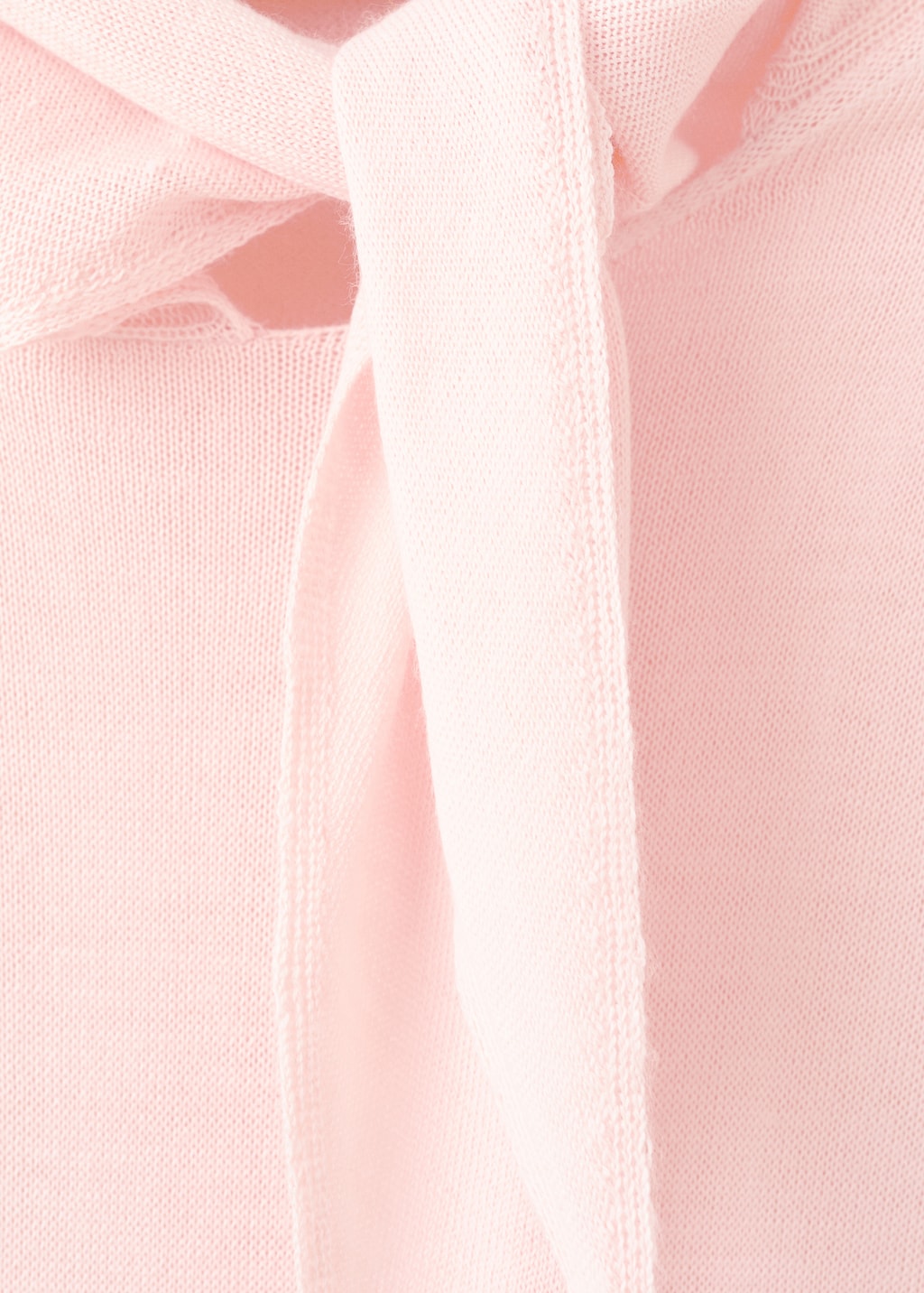 Mango Turtleneck sweater with knot