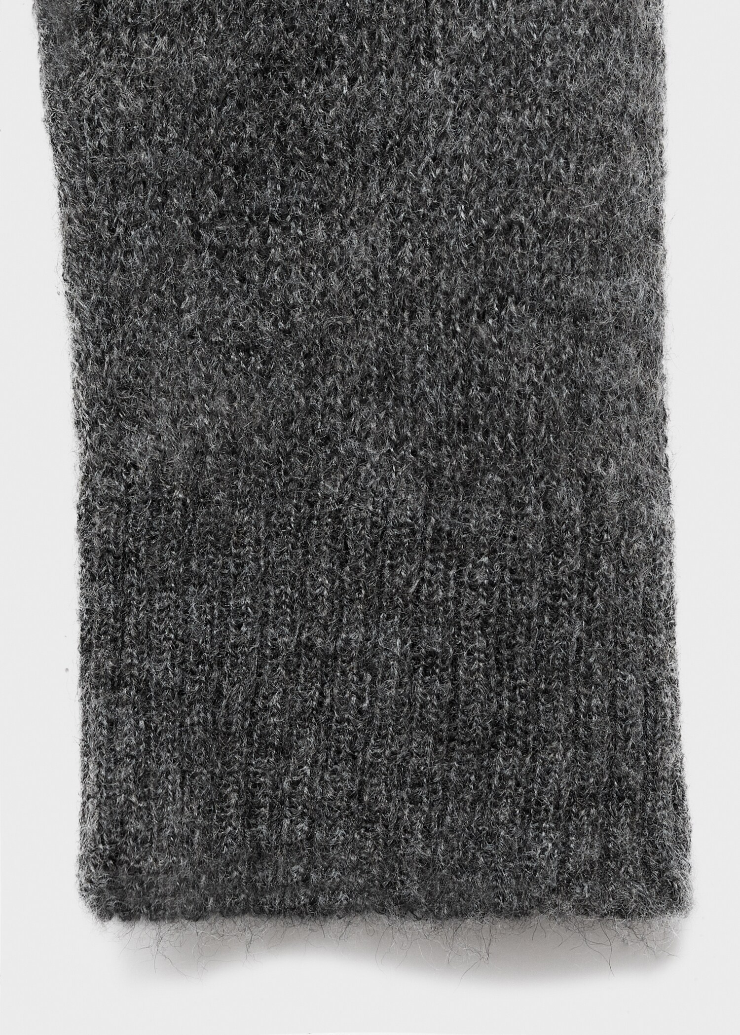 Semi-transparent polo-neck sweater - Details of the article 0